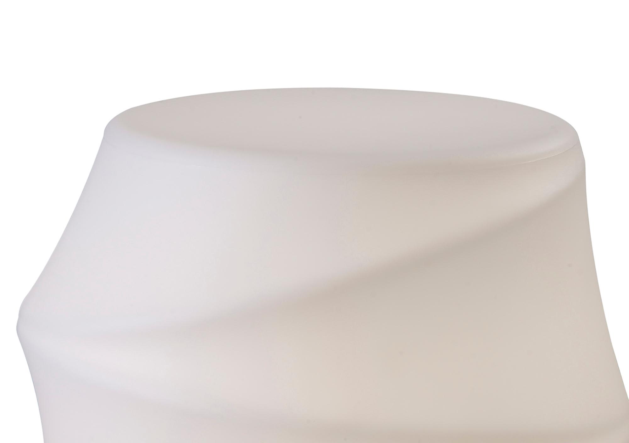 Bambu Stool 1 Light E27 Outdoor IP65, Opal White