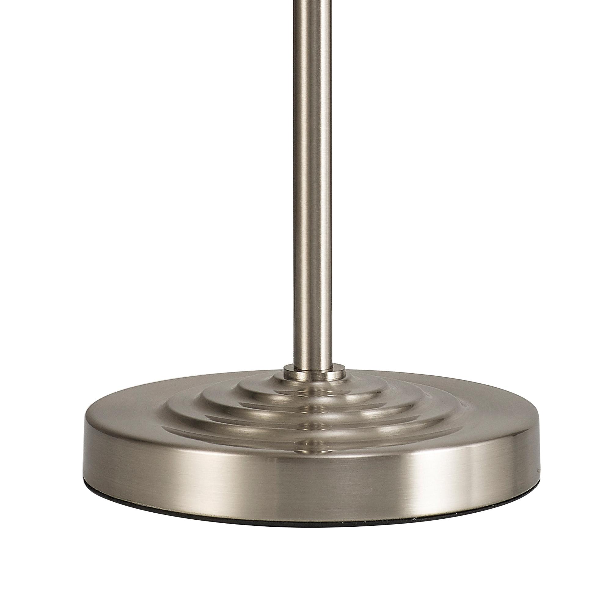 Banyan 3 Light Switched Table Lamp Without Shade, E14 Satin Nickel