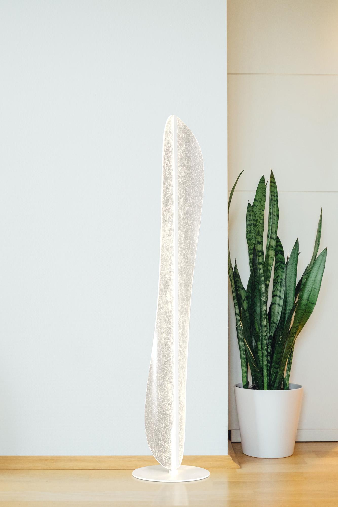 Bianca Floor Lamp, 30W LED, 3000K, 1800lm, White, Acrylic, 3yrs Warranty