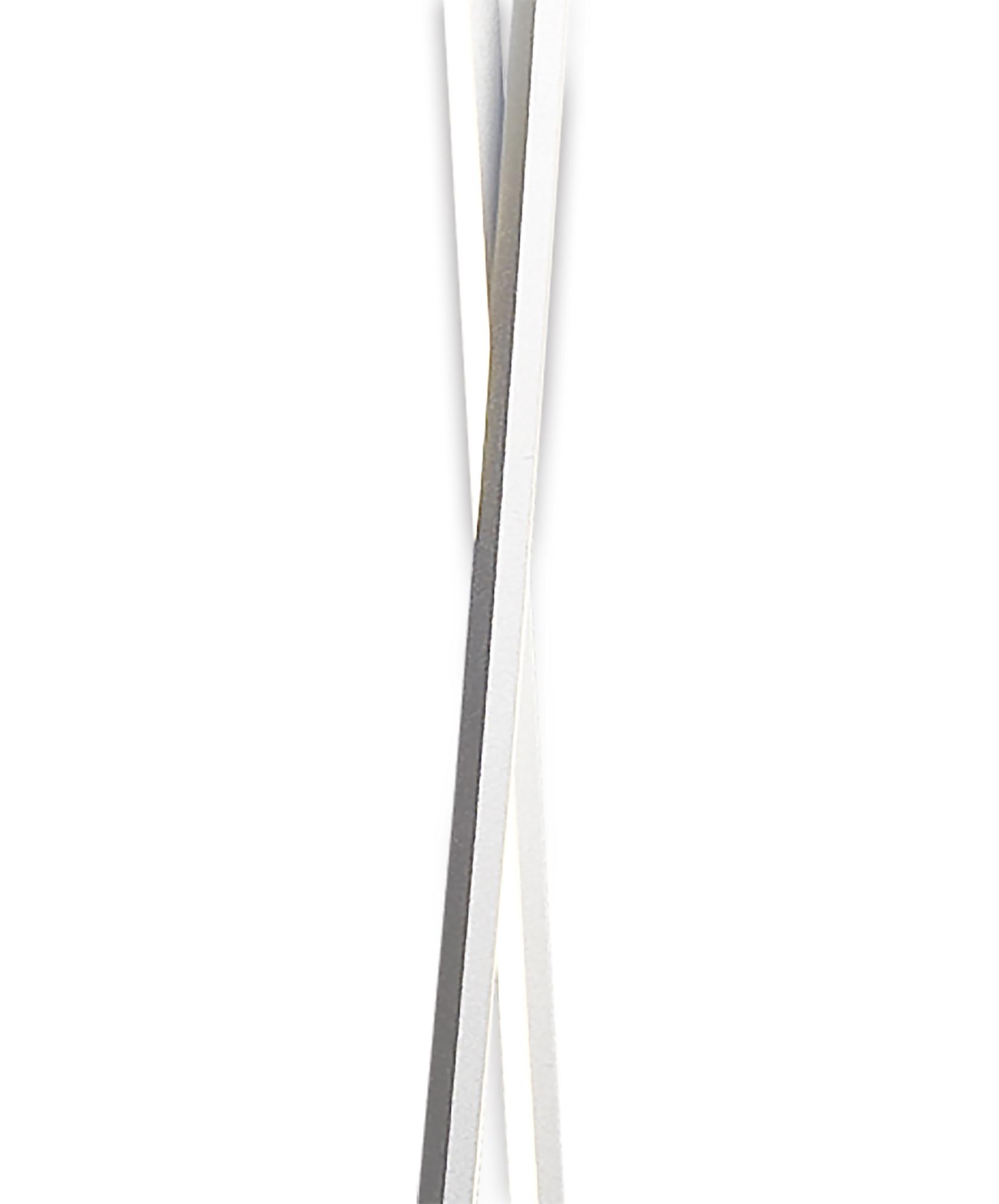 Bucle Floor Lamp 50W LED 3000K, 4300lm, Dimmable, Silver / Polished Chrome /  / Frosted Acrylic, 3yrs Warranty