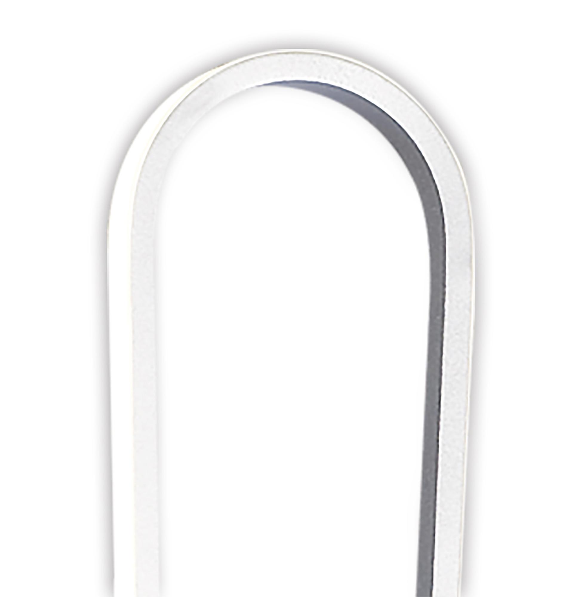 Bucle Floor Lamp 50W LED 3000K, 4300lm, Dimmable, Silver / Polished Chrome /  / Frosted Acrylic, 3yrs Warranty