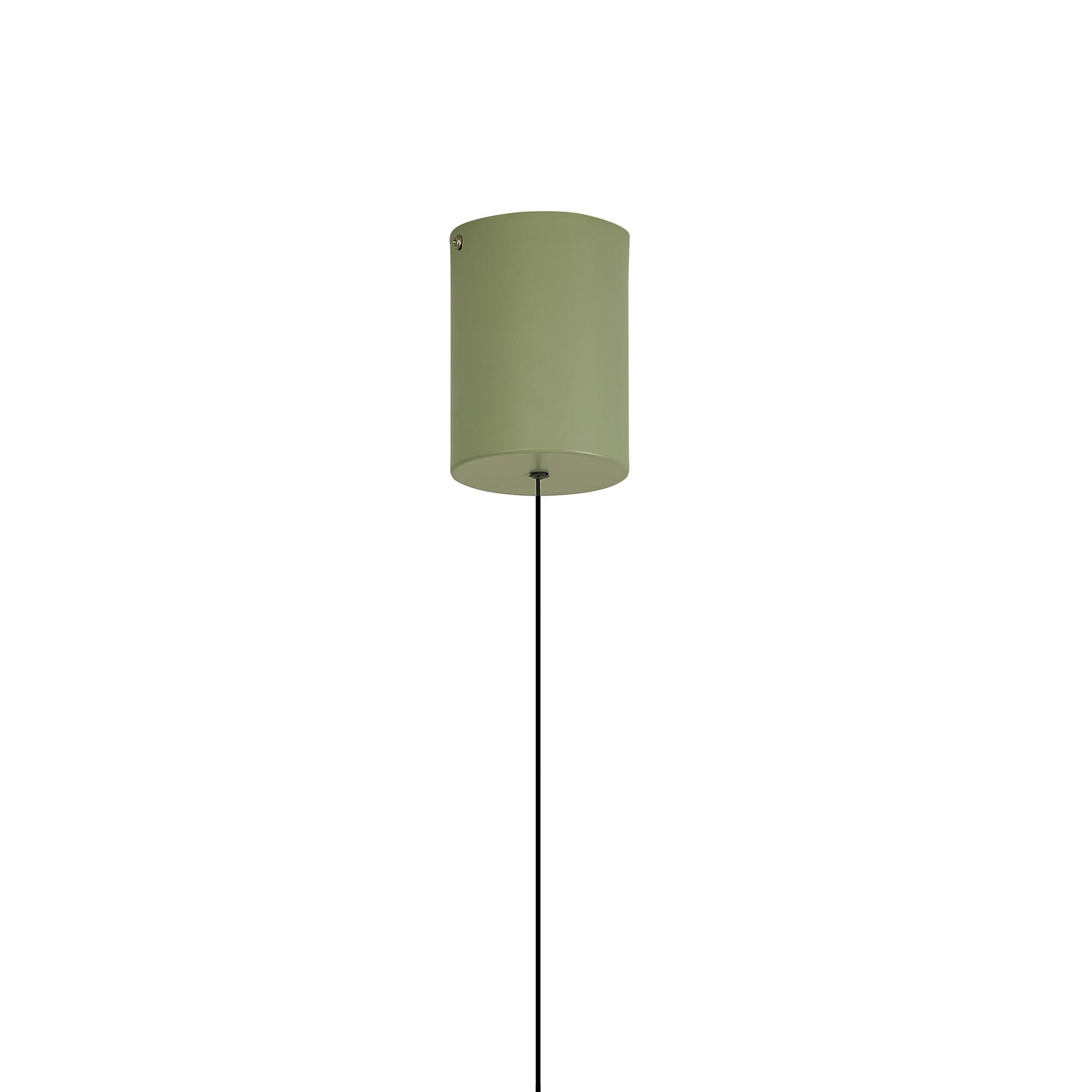 Calice 32cm Rise And Fall Pendant, 9W LED, 3000K, 800lm, Green/White, 3yrs Warranty