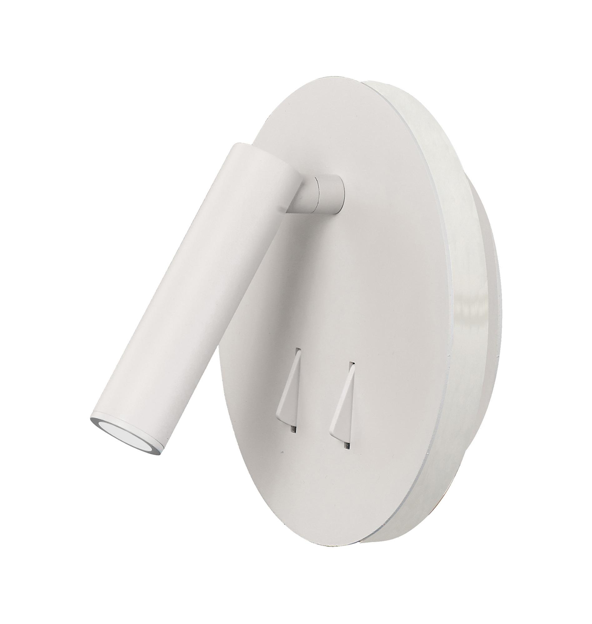 Cayman Round Wall + Reading Light