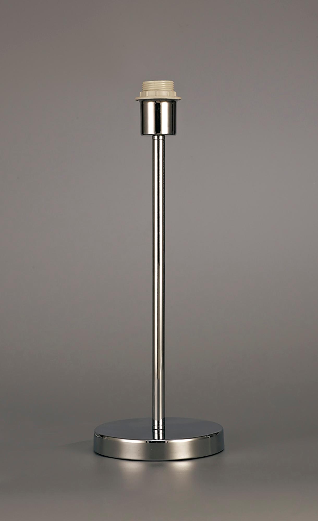 Cedar Round Base Medium Table Lamp Without Shade, Inline Switch
