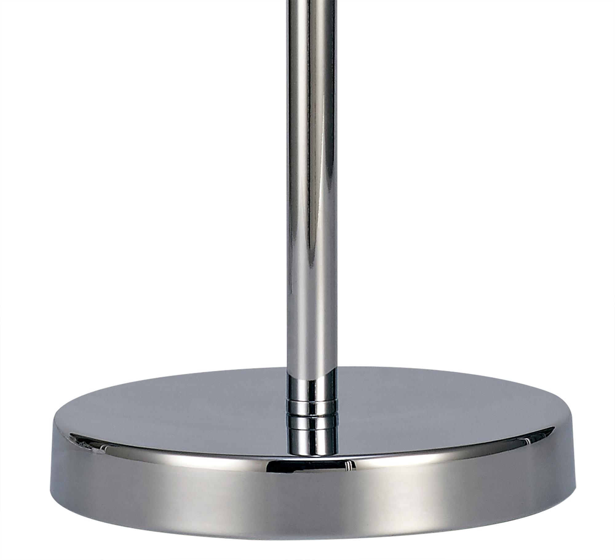 Cedar Round Base Medium Table Lamp Without Shade, Inline Switch