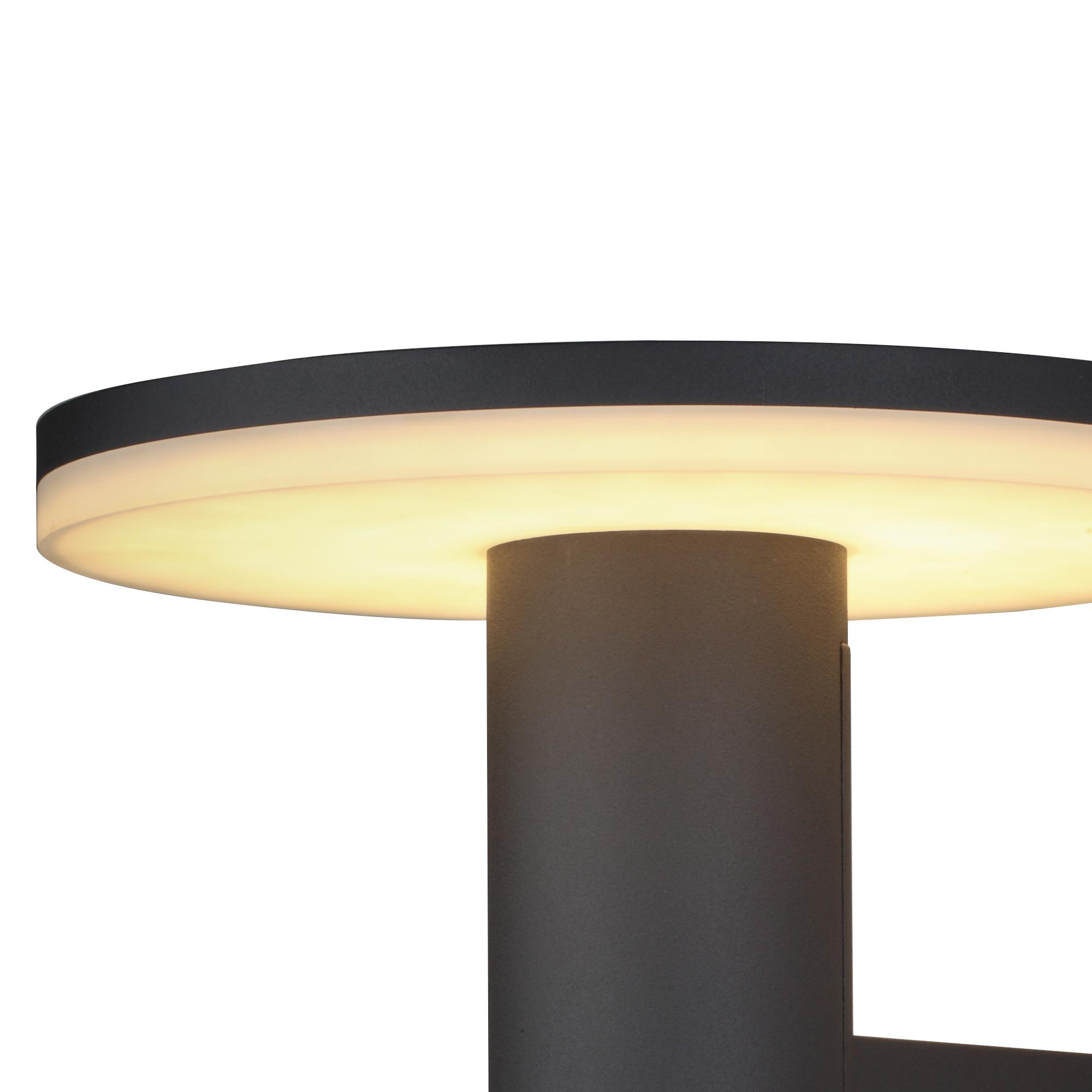 Cerler Wall Lamp, 10W LED, 3000K, 700lm, IP54, Anthracite, 3yrs Warranty
