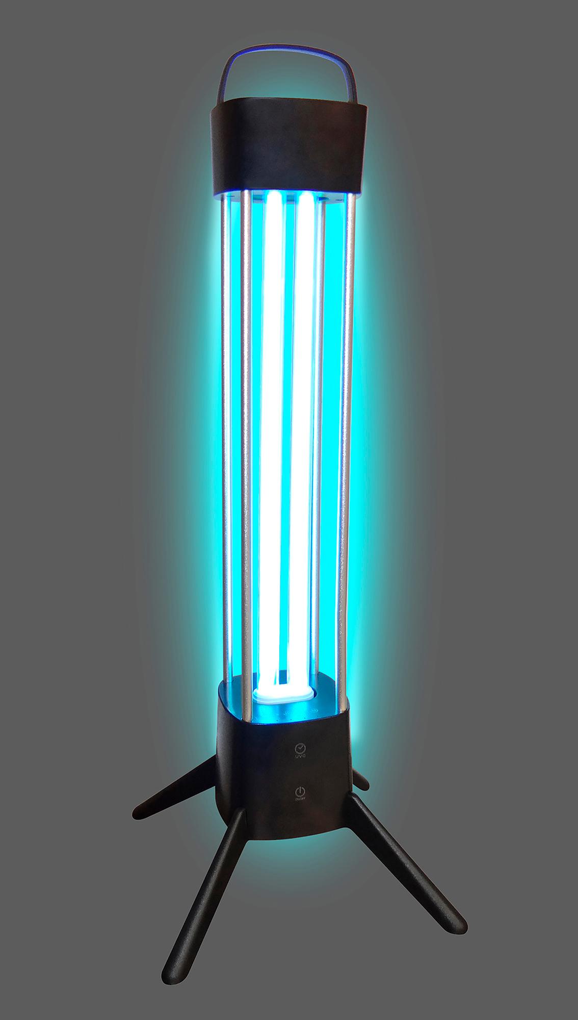Cidal 36W UV-C Germicidal Table Lamp c / w Philips Lamp, TO BE USED IN VACATED ROOMS ONLY