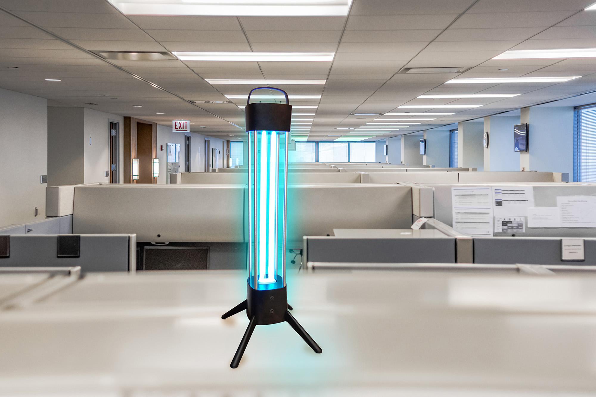 Cidal 36W UV-C Germicidal Table Lamp c / w Philips Lamp, TO BE USED IN VACATED ROOMS ONLY