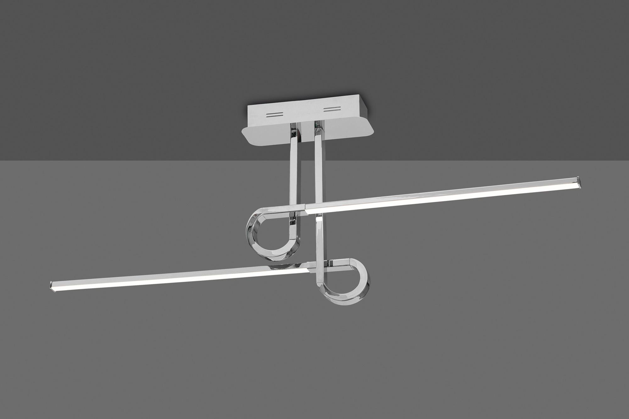 Cinto Linear Ceiling 20W LED, 3000K, 1600lm, Polished Chrome, 3yrs Warranty