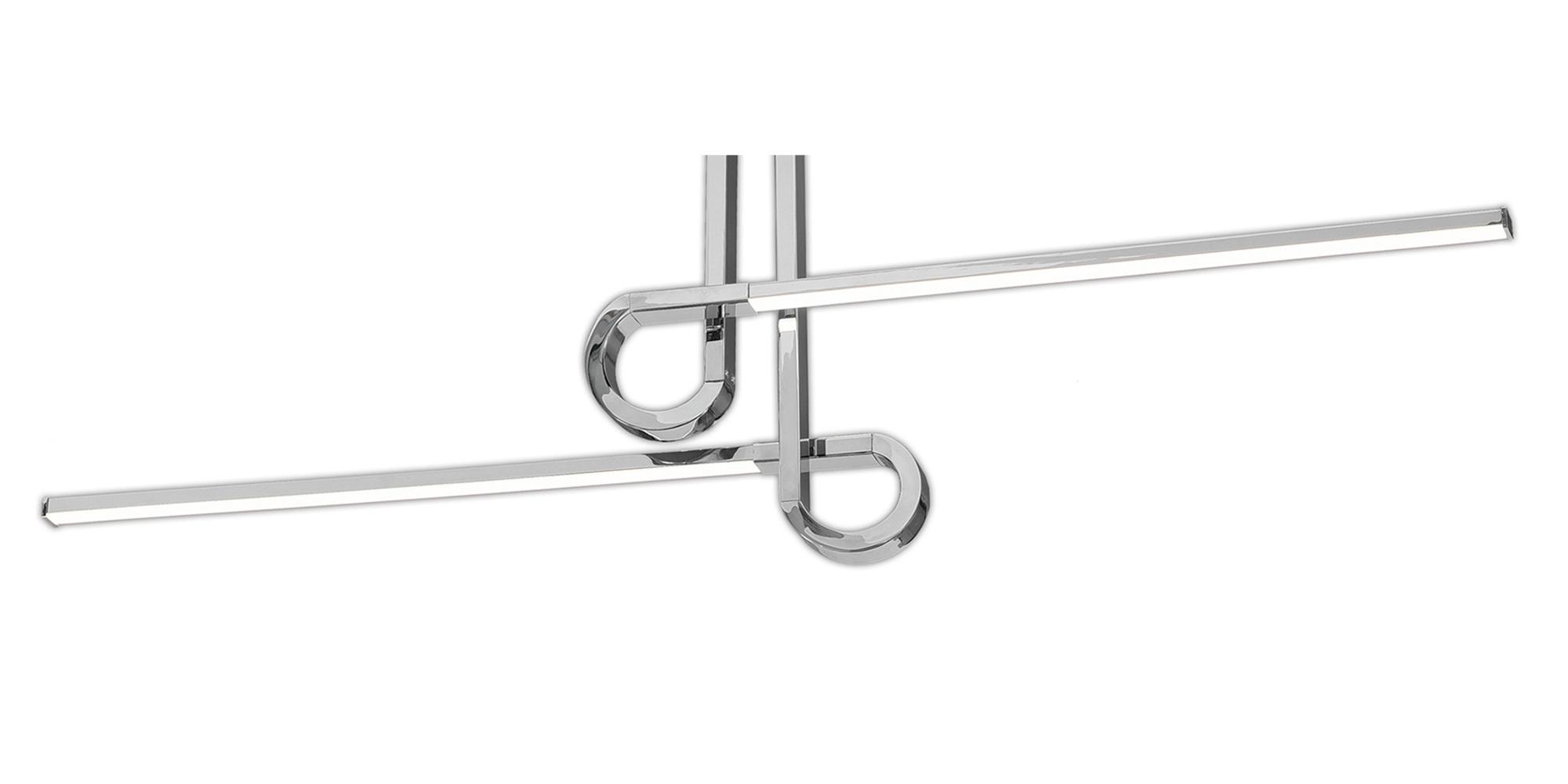 Cinto Linear Ceiling 20W LED, 3000K, 1600lm, Polished Chrome, 3yrs Warranty