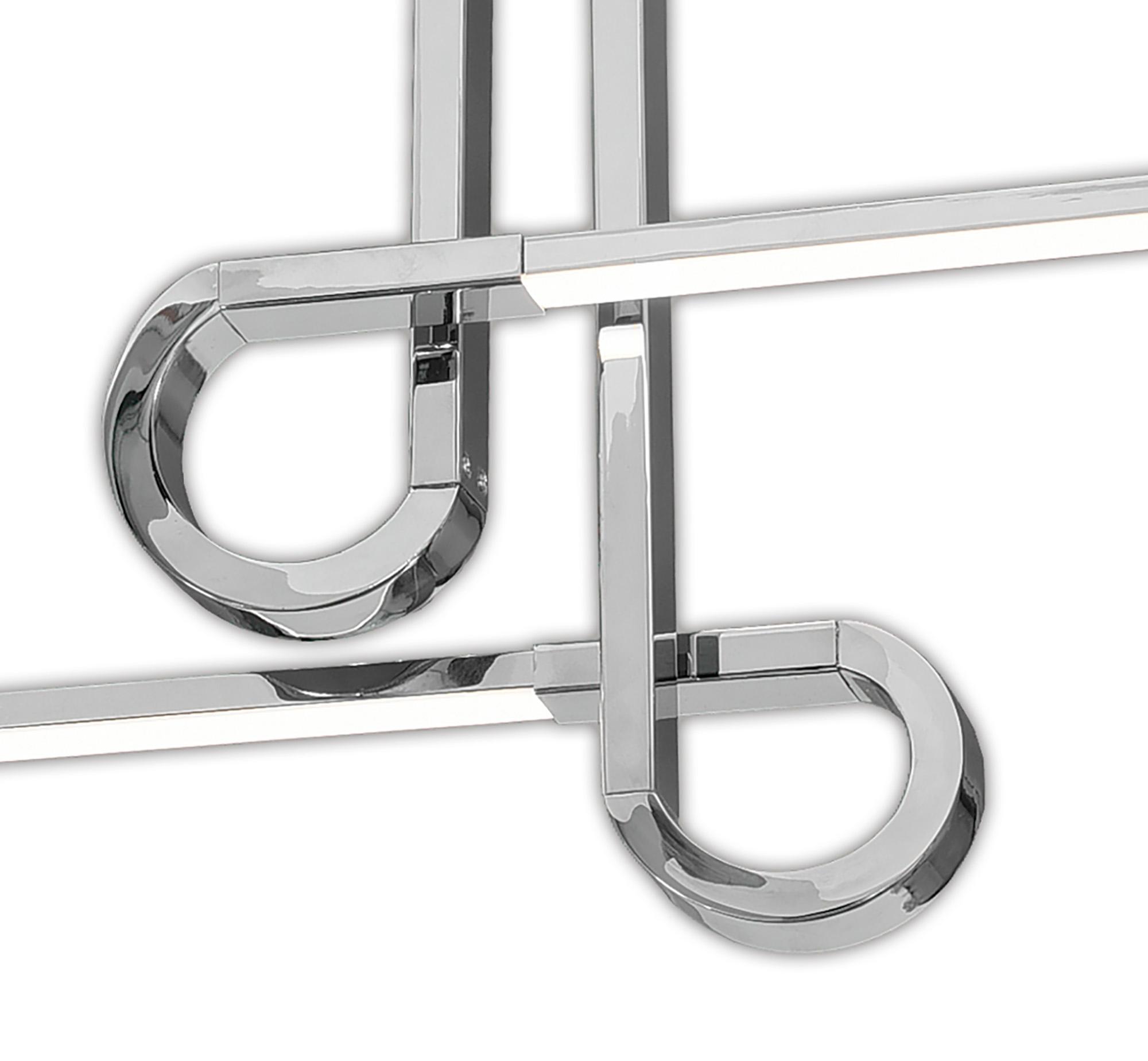 Cinto Linear Ceiling 20W LED, 3000K, 1600lm, Polished Chrome, 3yrs Warranty