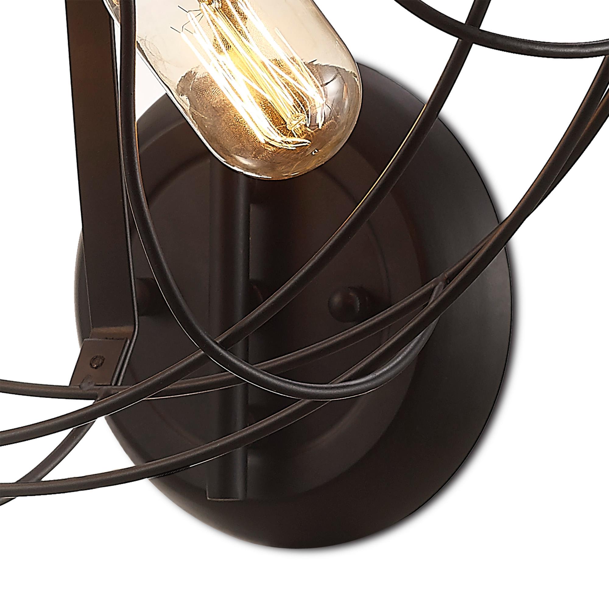 Claudia Wall Lamp 5 Light E27 Black