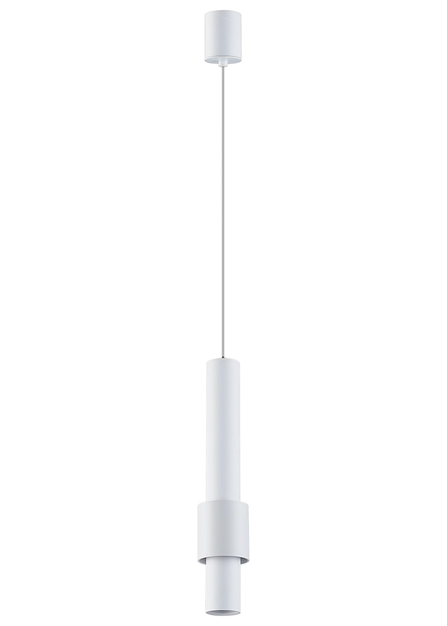Clifton 5.8cm 1 Light Pendant, 7W LED, 3000K, 770lm, White, 3yrs Warranty