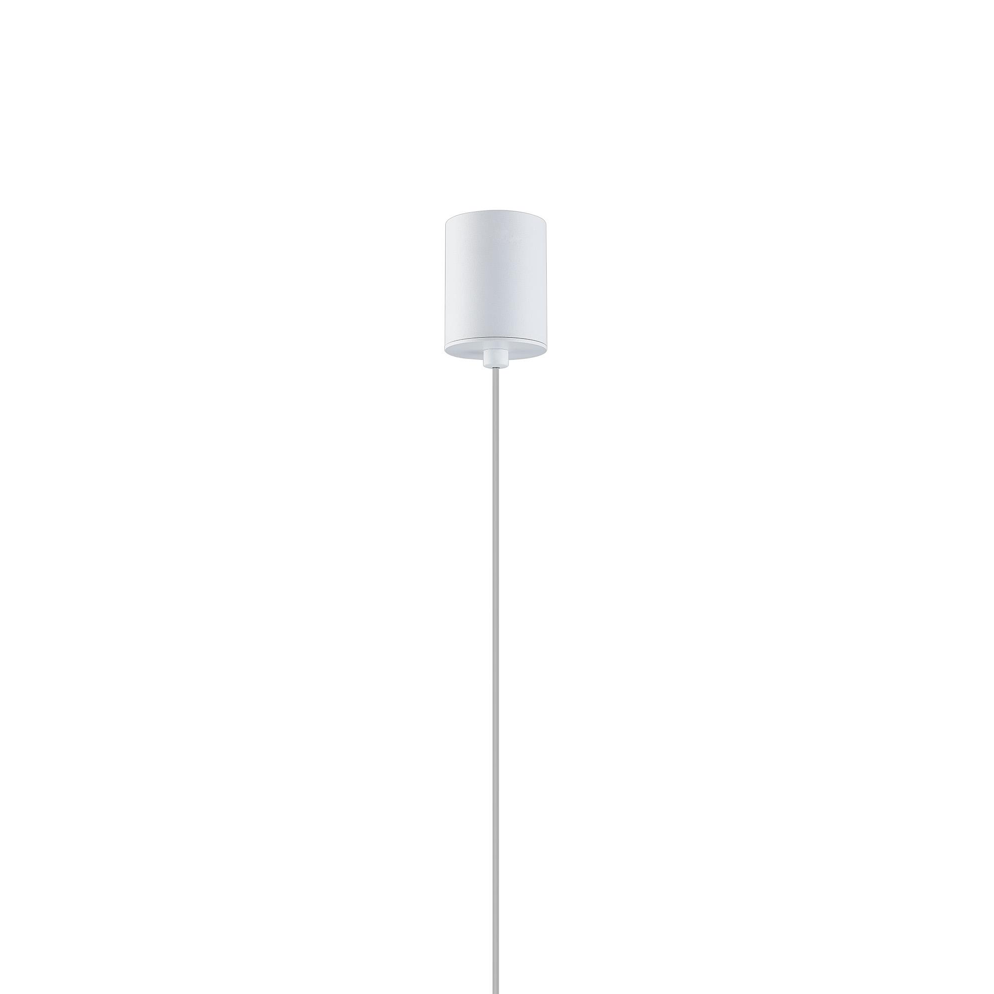 Clifton 5.8cm 1 Light Pendant, 7W LED, 3000K, 770lm, White, 3yrs Warranty