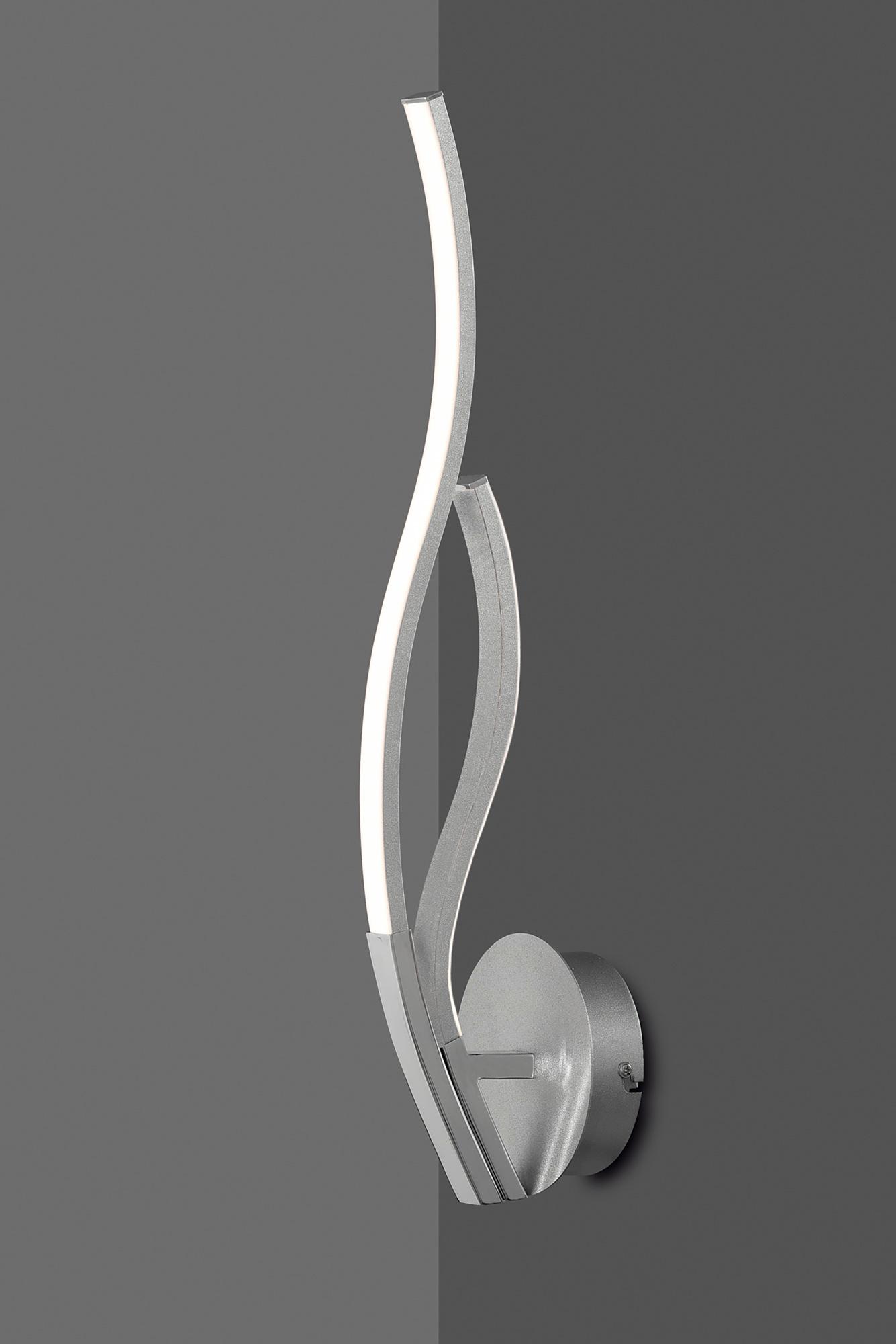 Corinto Wall Light, 12W LED, 3000K, 960lm, Silver Chrome, 3yrs Warranty