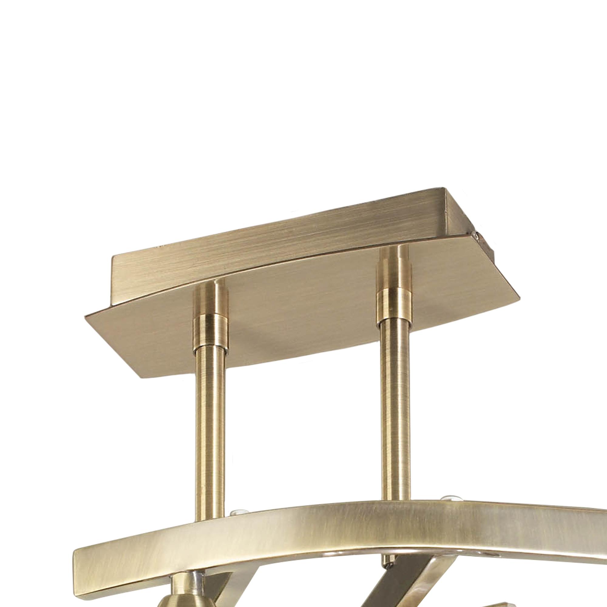 Cuadrax Square Semi Flush