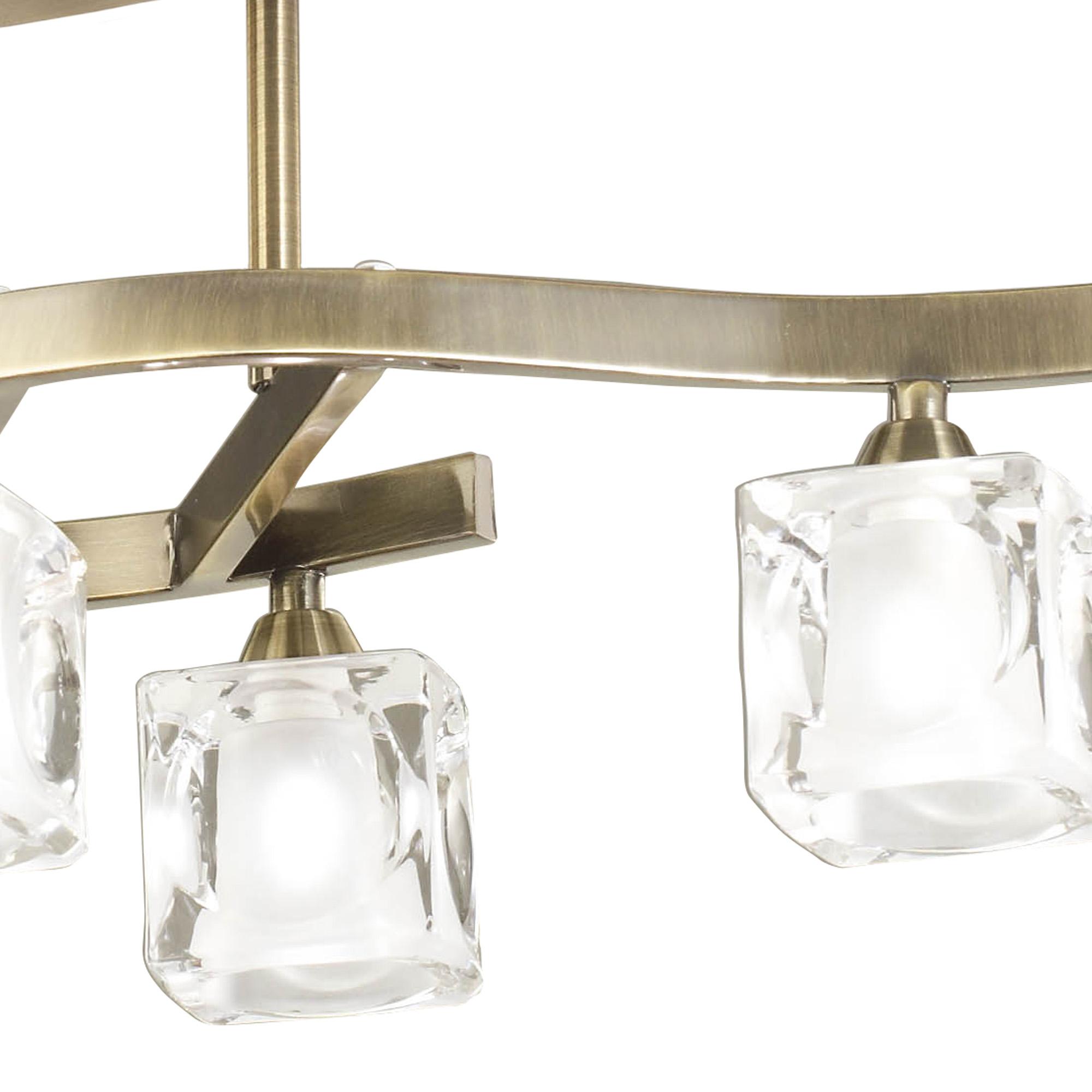 Cuadrax Square Semi Flush
