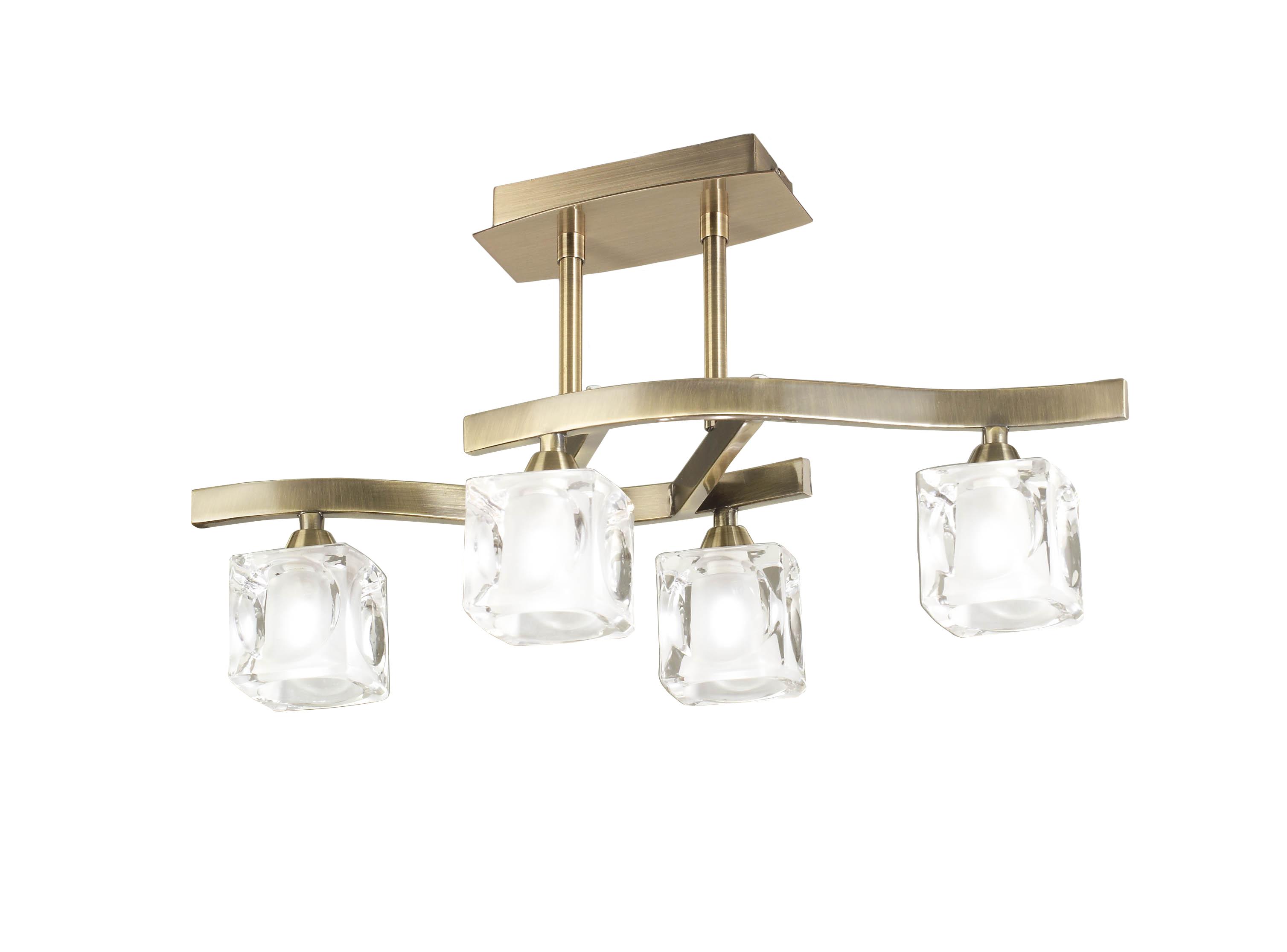 Cuadrax Square Semi Flush