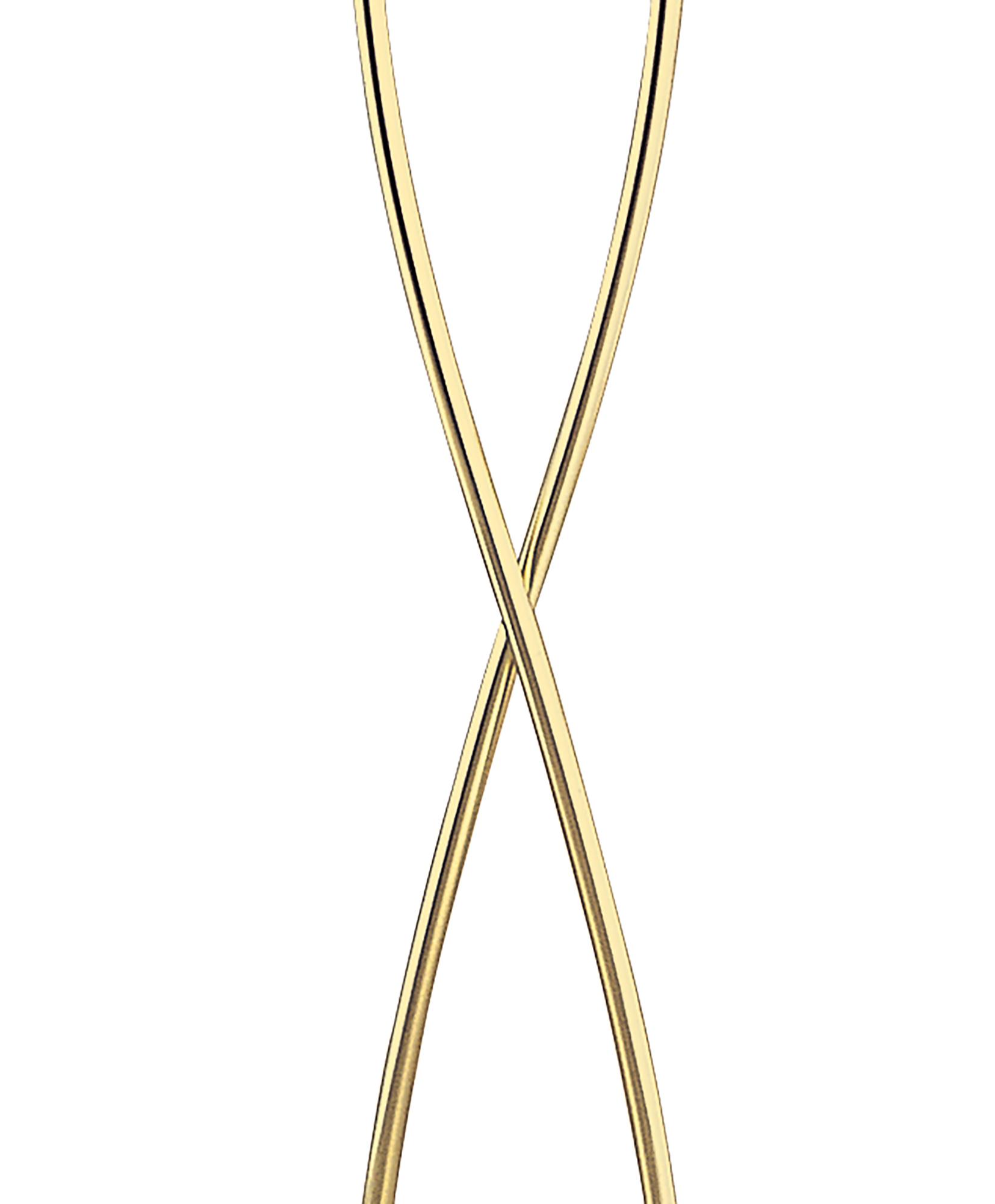 Dali Floor Lamp 2 Light G9, Polished Brass, NOT LED/CFL Compatible