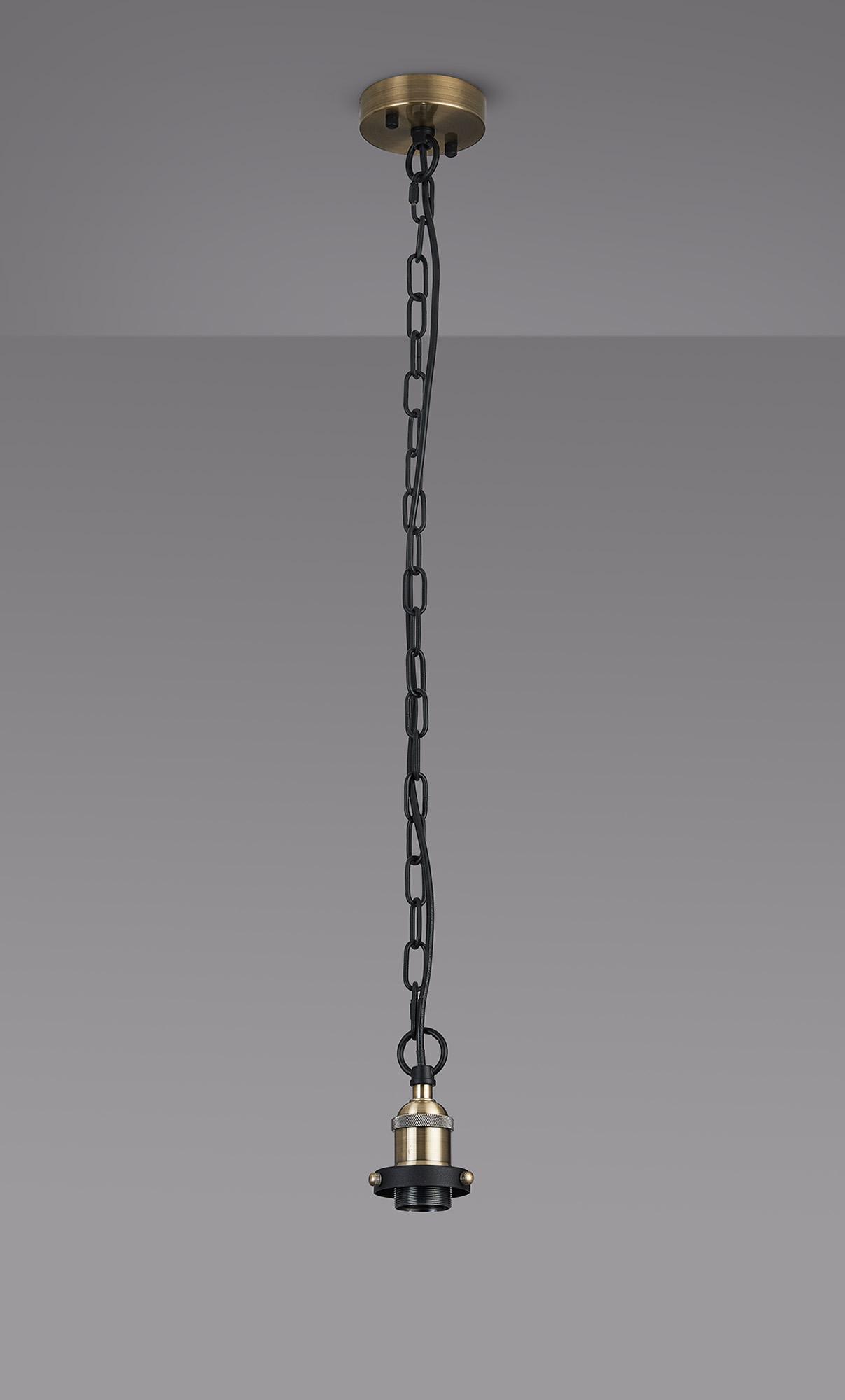 Dreifa Curved Single Pendant (FRAME ONLY)