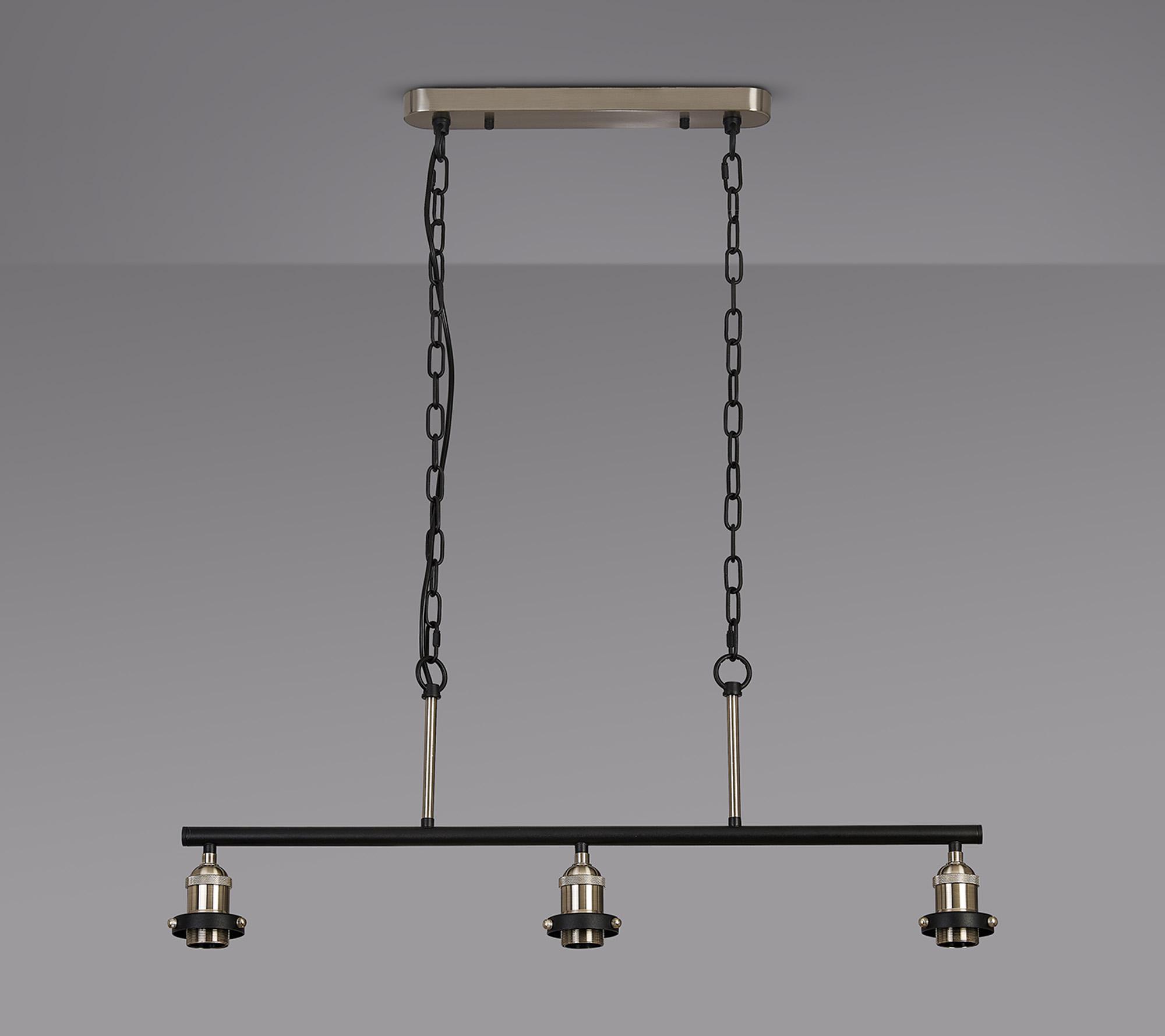 Dreifa Curved Linear Pendant (FRAME ONLY)