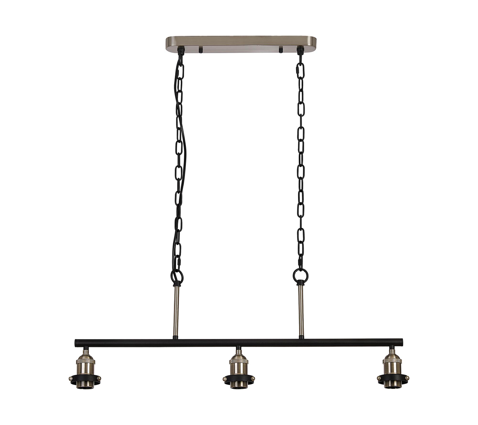 Dreifa Curved Linear Pendant (FRAME ONLY)