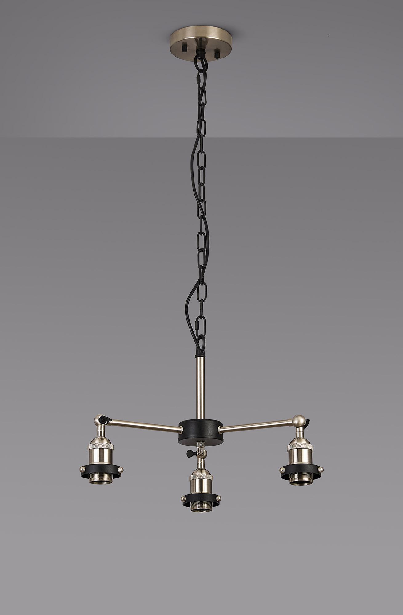 Dreifa Curved Round Pendant (FRAME ONLY)