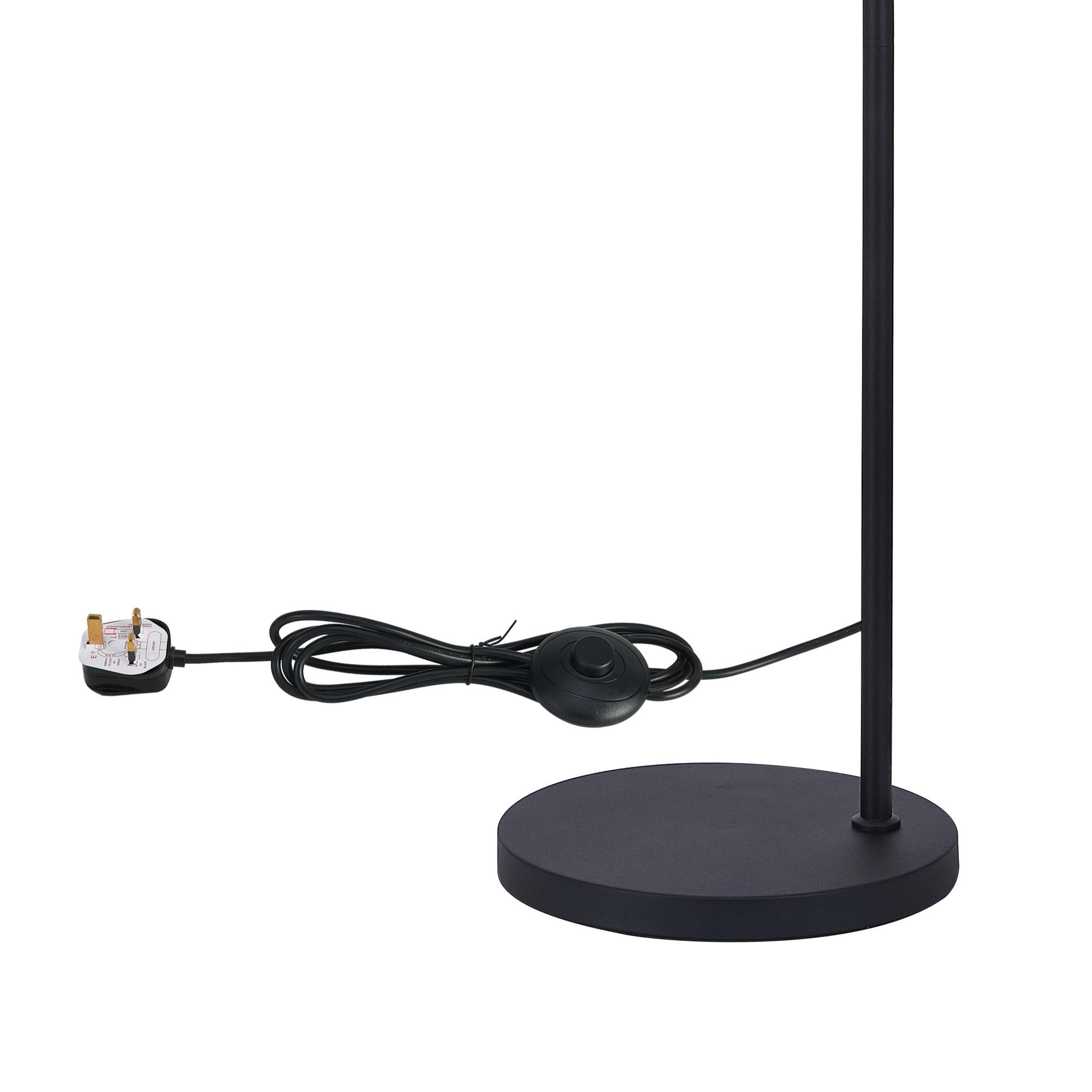 Dreifa Curved Over Arm Floor Lamp Without Shade