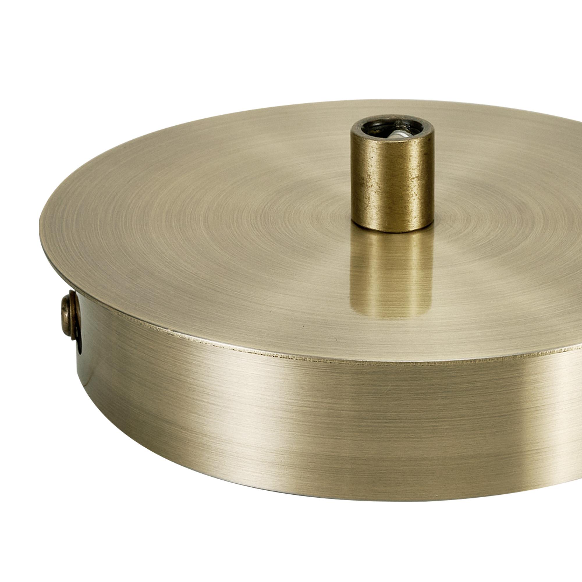 Dreifa Ceiling Box Antique Brass, c/w Cable Grip, Earth Wire & 3 Pole Terminal Block