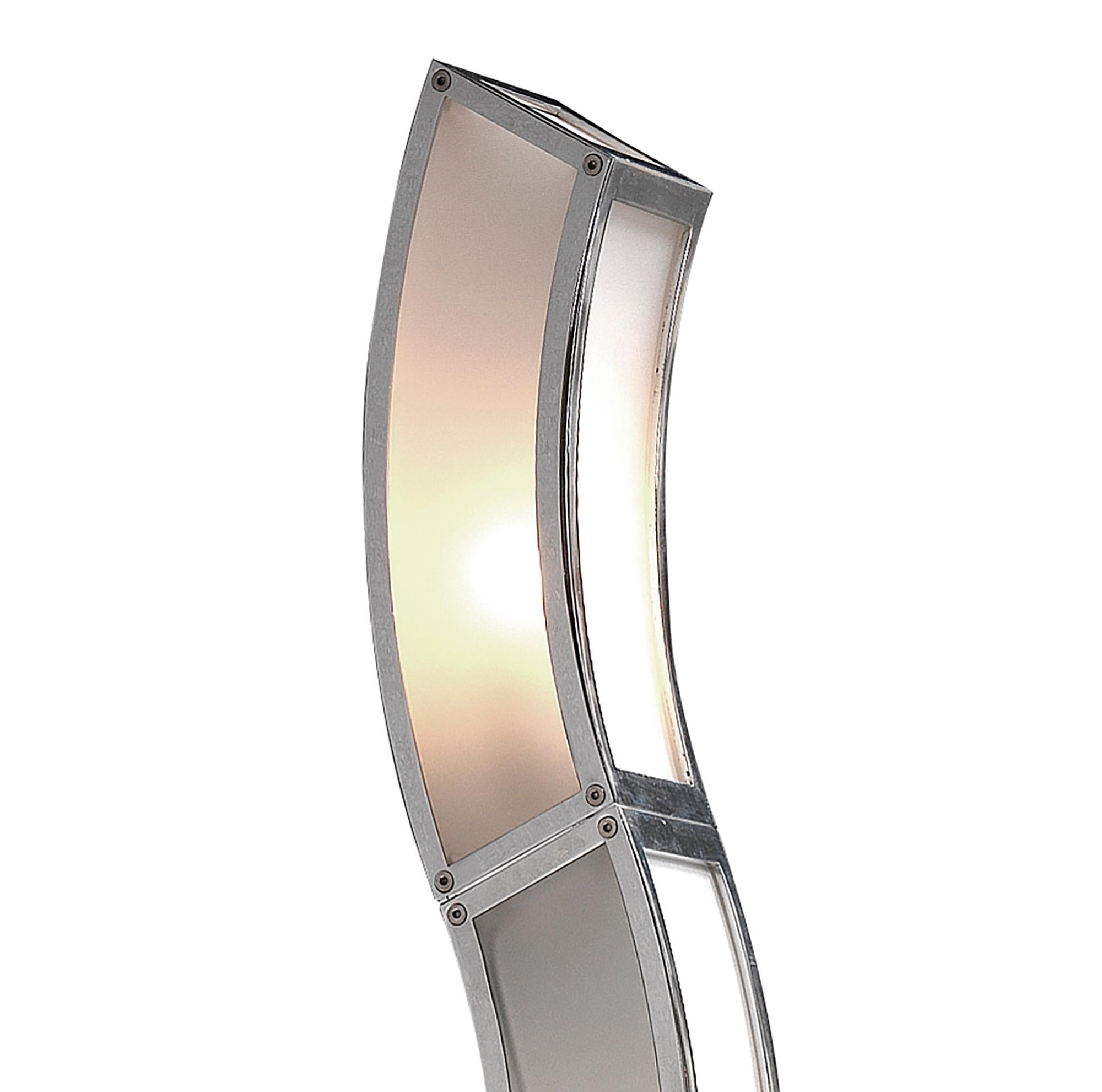 Duna GU10 Floor Lamp 6 Light L1/SGU10, Polished Chrome/White Acrylic, CFL Lamps INCLUDED