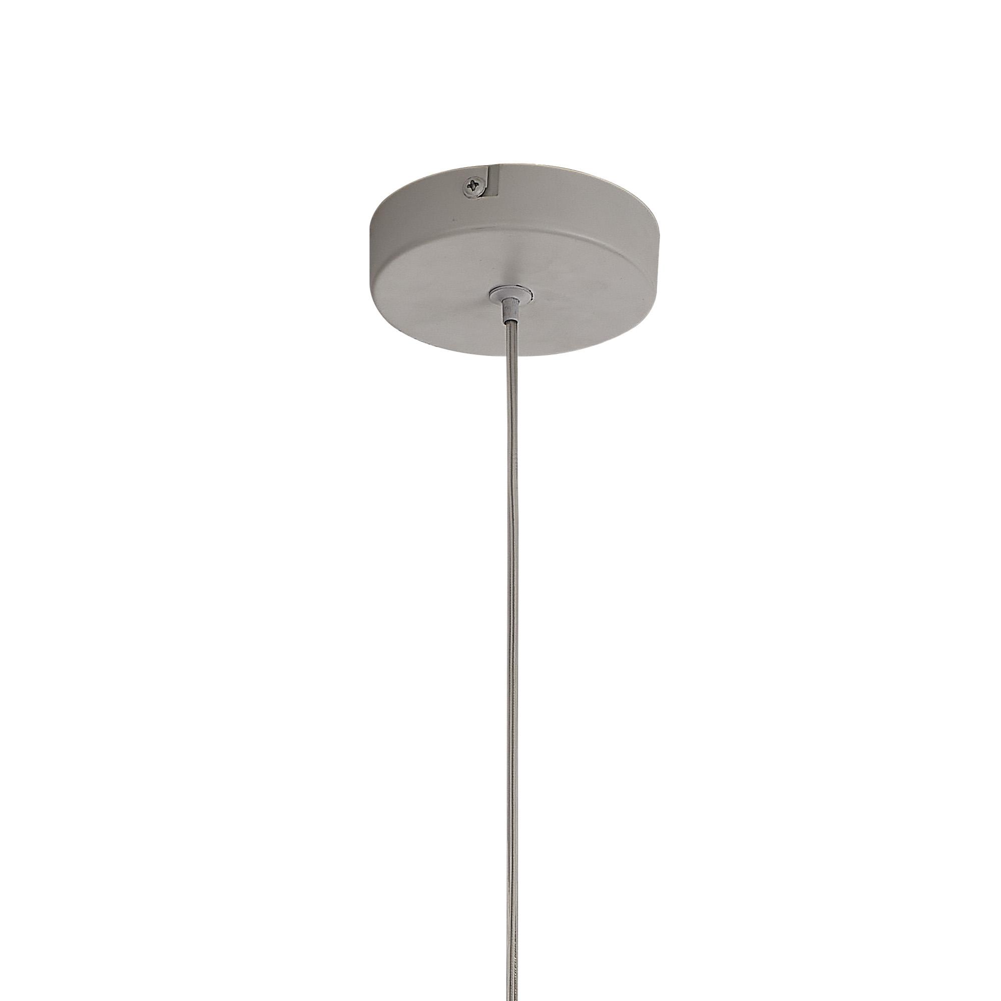 Elsa 17cm Pendant With Champagne Glass Shade, 1 Light E27, Clear Glass With Frosted Inner Cone