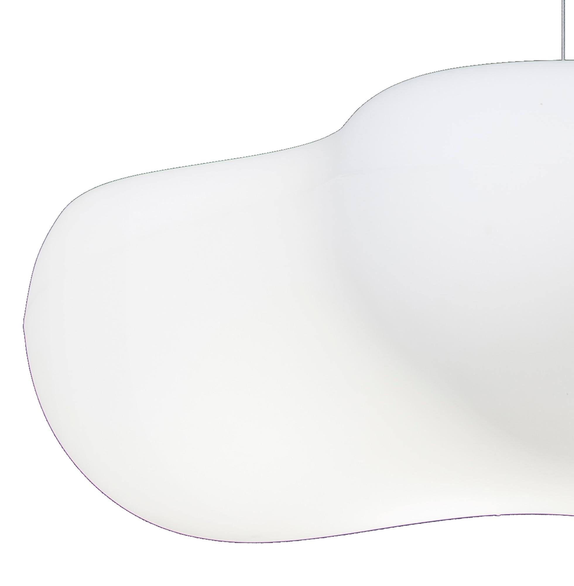 Eos IP44 Pendant 4 Light E27, Matt White/Opal White