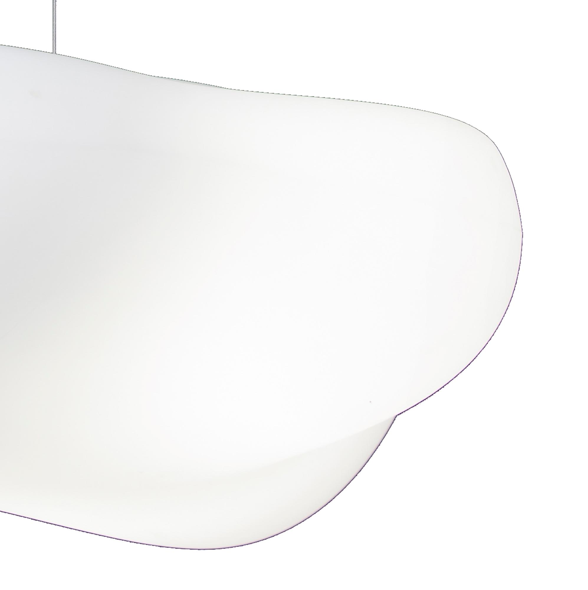 Eos IP44 Pendant 4 Light E27, Matt White/Opal White