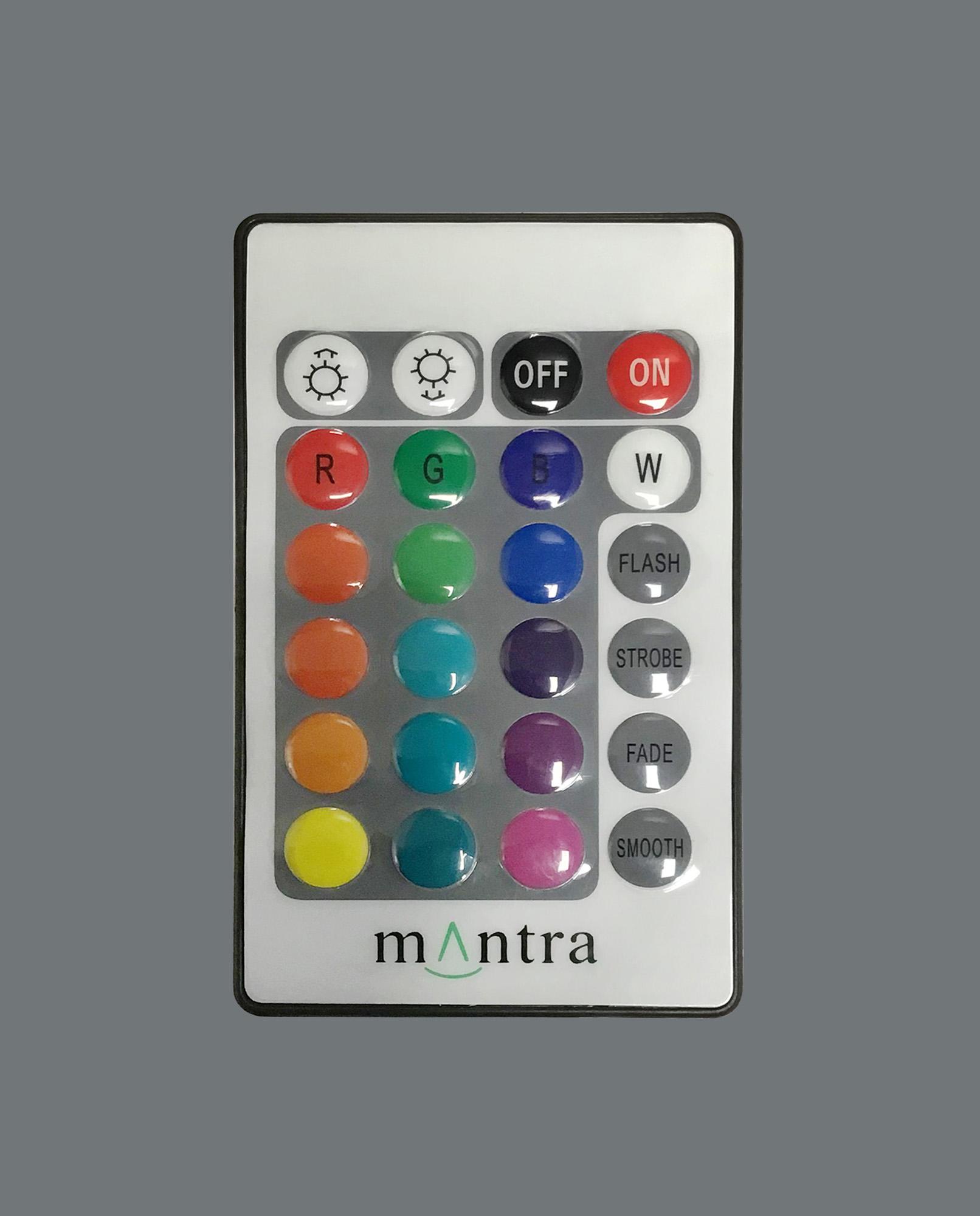 Eos Rechargeable Battery Operated Operated Table Lamp  2W LED RGB With Remote Control IP44, 90lm, Opal White, 2yrs Warranty