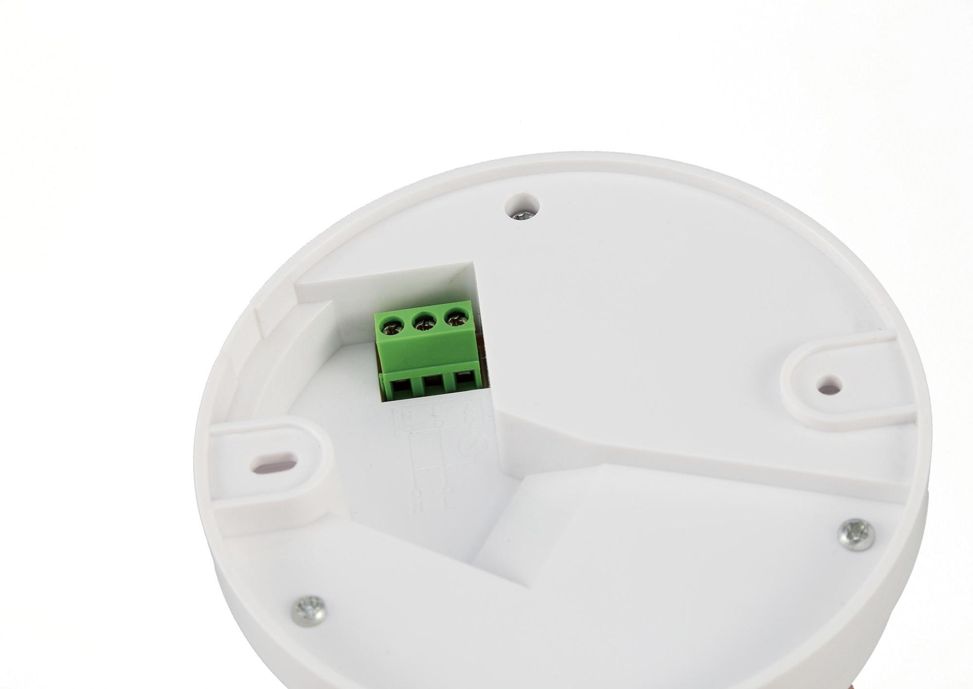 Espial Surface Mounted IP20 6m 360 Deg PIR Sensor With Adjustable Time And Lux Level White Finish