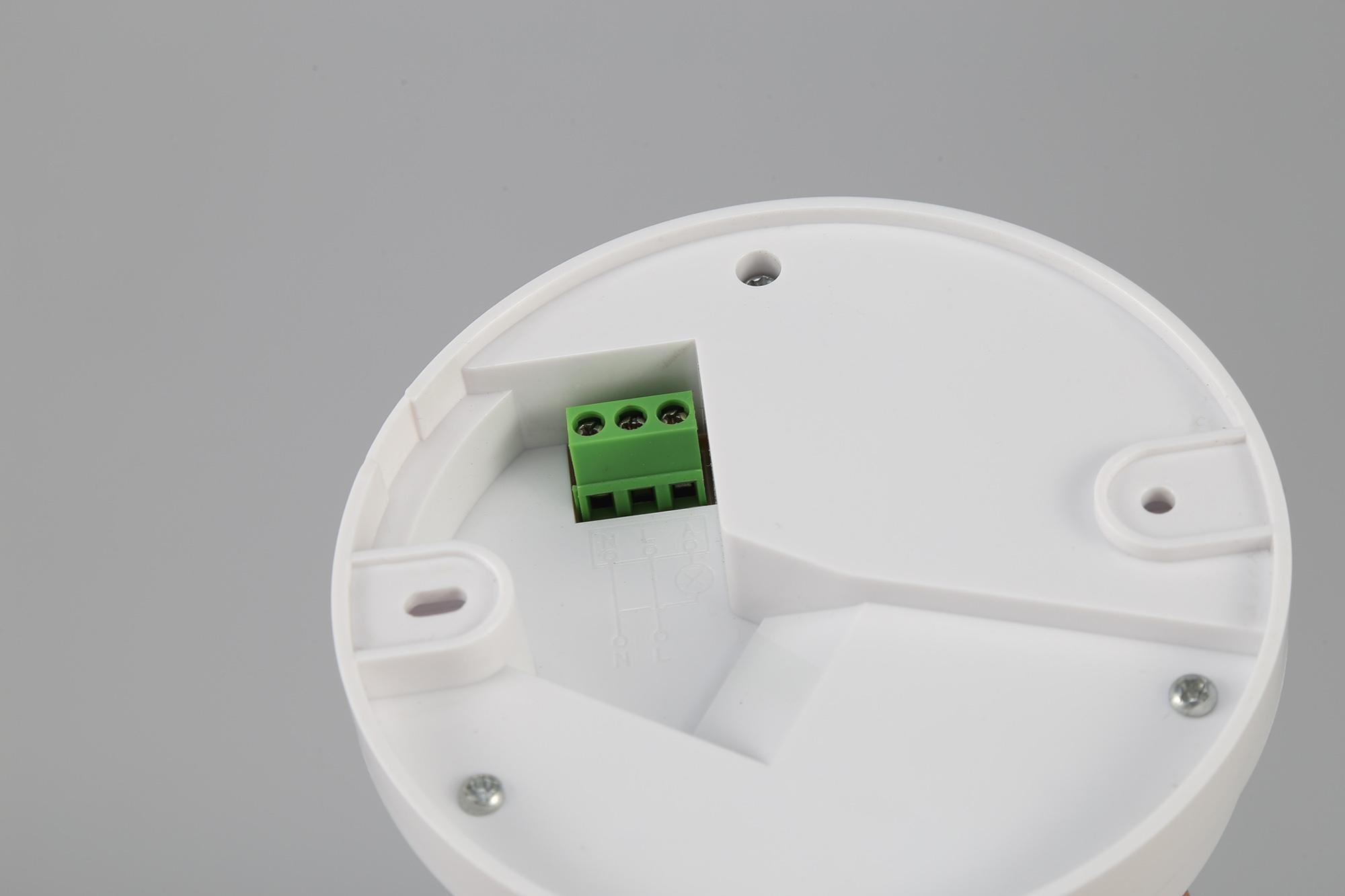 Espial Surface Mounted IP20 6m 360 Deg PIR Sensor With Adjustable Time And Lux Level White Finish