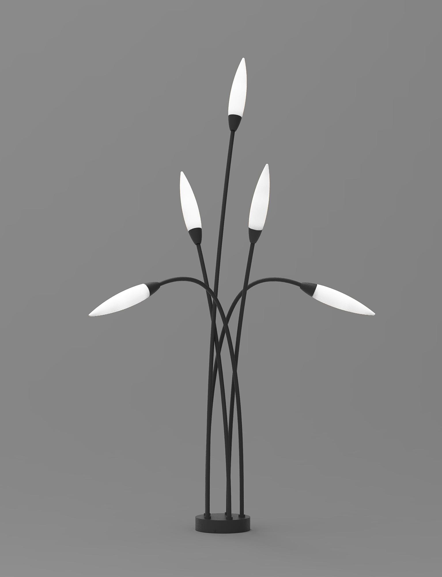 Espiga Multi-Head Post Lamp