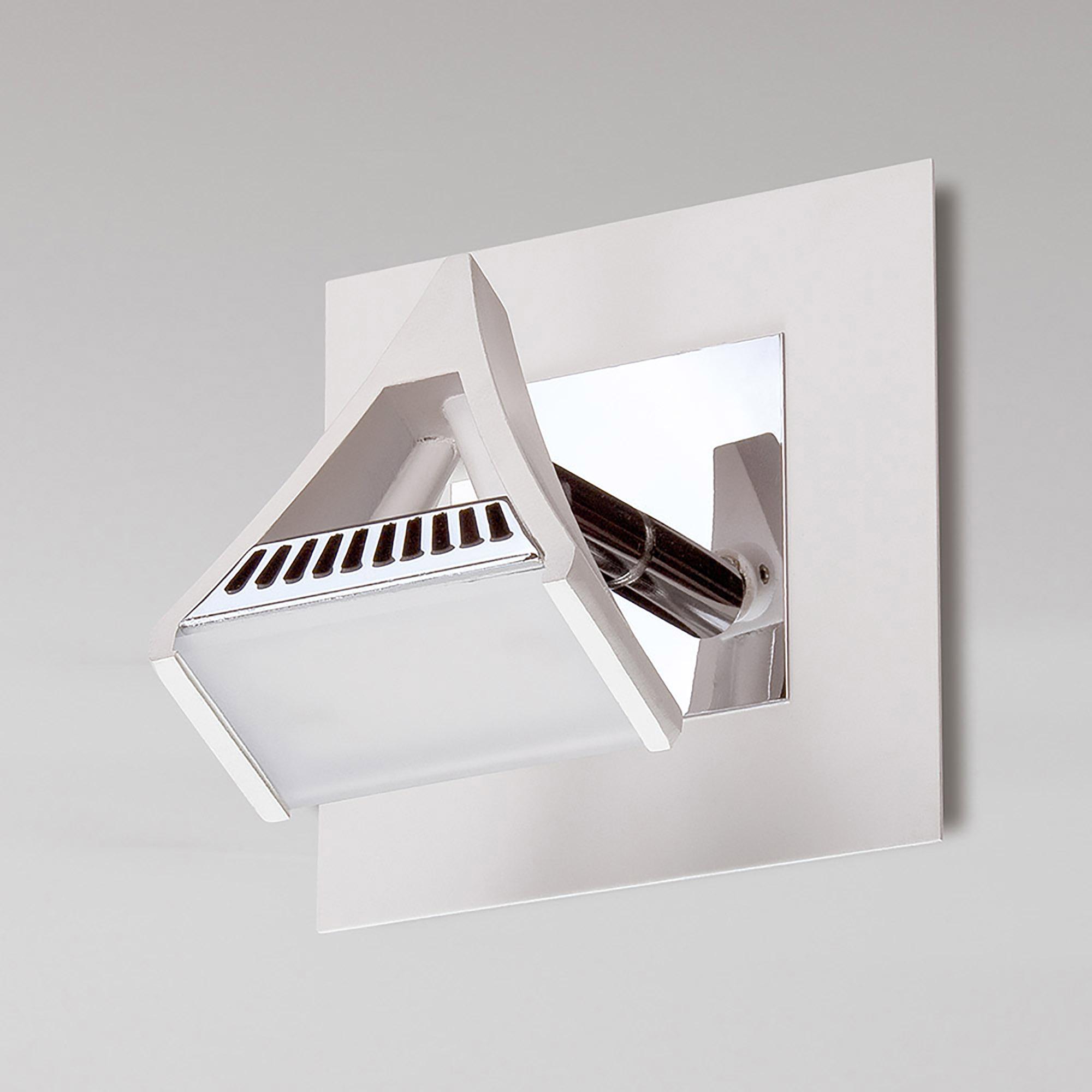 Filippo Spot Light 1 Light 5W LED 3000K, 450lm, Matt White/Polished Chrome, 3yrs Warranty