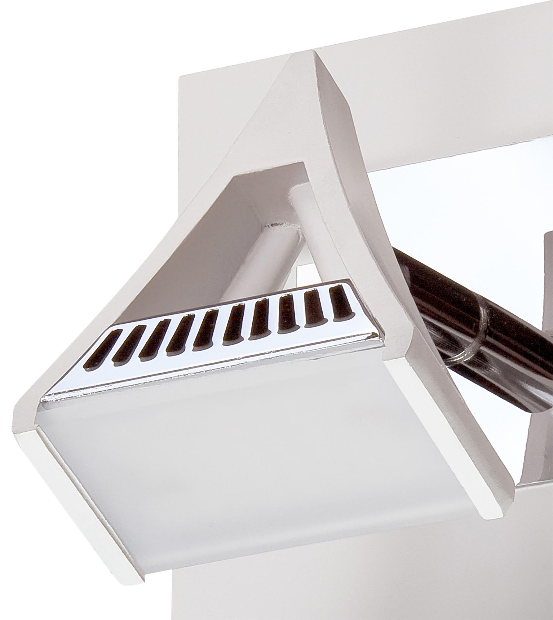 Filippo Spot Light 1 Light 5W LED 3000K, 450lm, Matt White/Polished Chrome, 3yrs Warranty