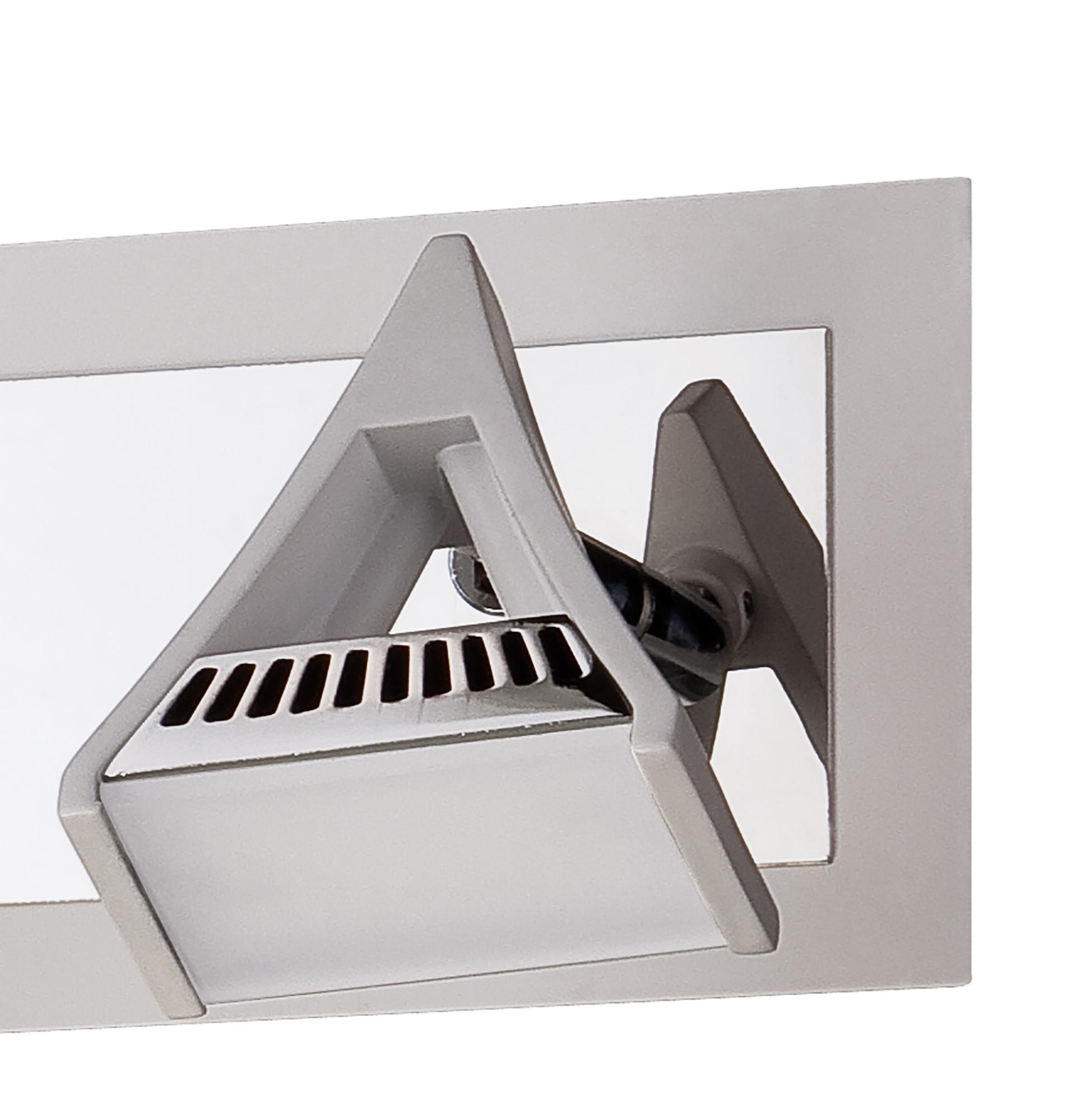Filippo Linear Spot Light 4 Light LED 20W 3000K, 1750lm, Matt White/Polished Chrome, 3yrs Warranty