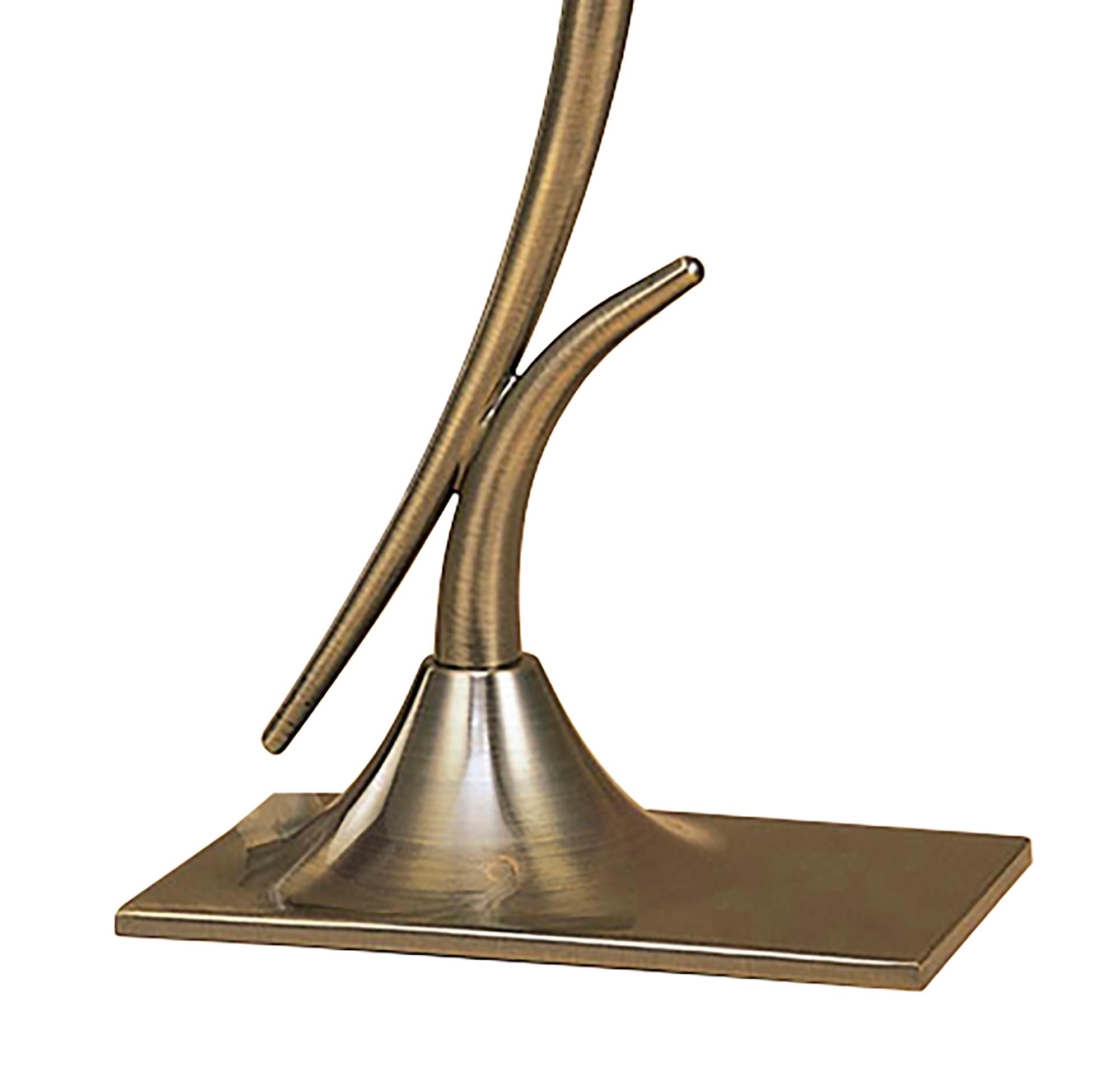 lavia Table Lamp 1 Light G9, Antique Brass