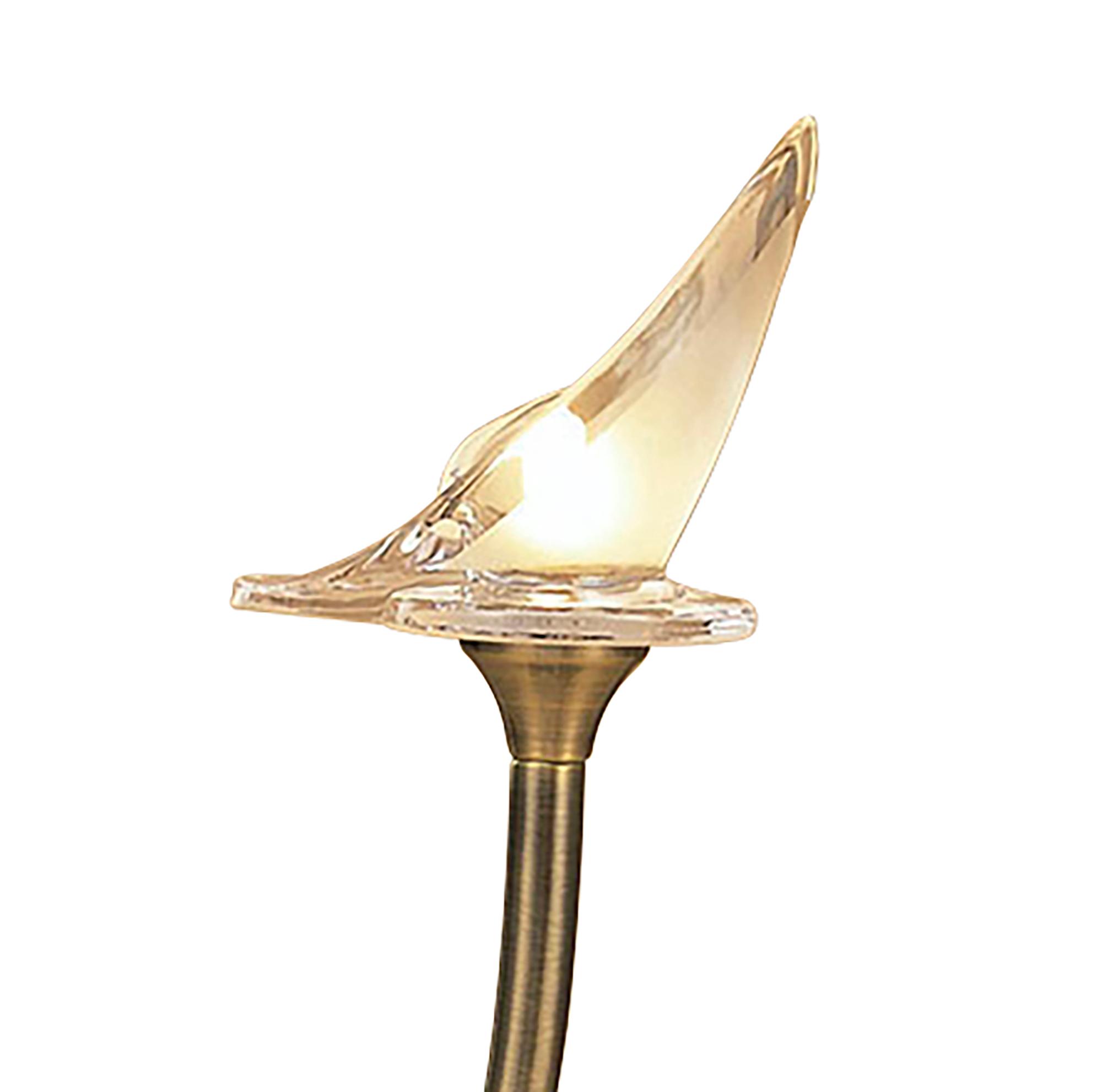 lavia Table Lamp 1 Light G9, Antique Brass