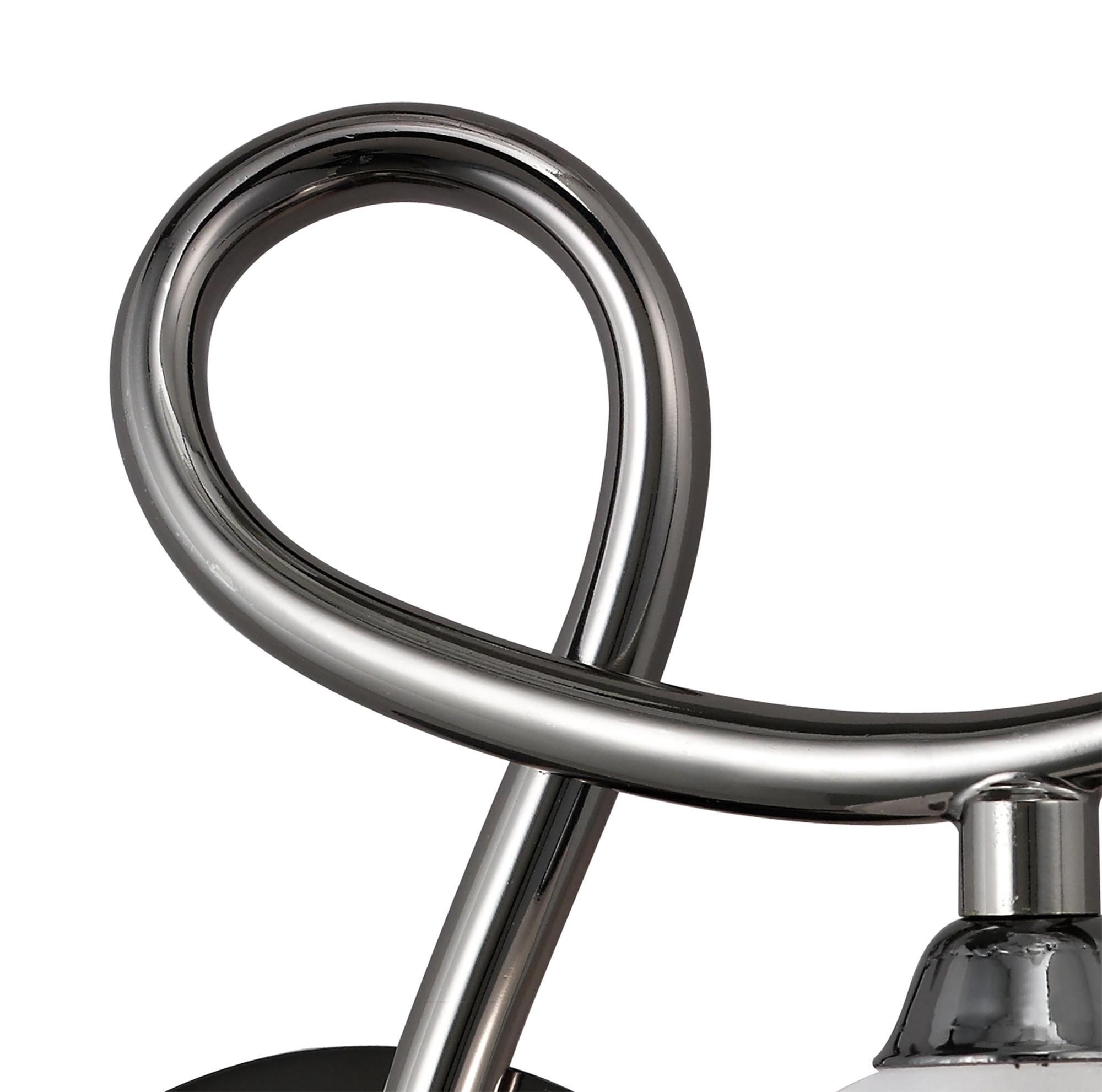 Fragma Wall Lamp Right 1 Light G9, Black Chrome