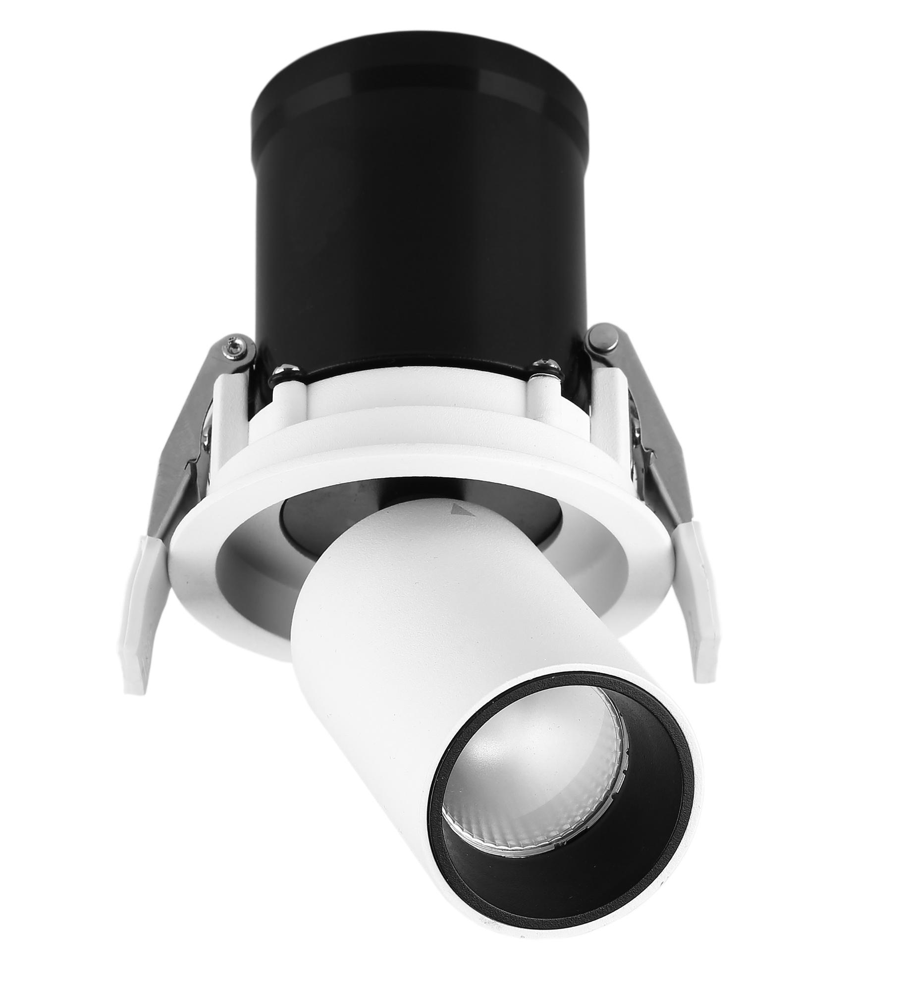 Garda Retractable Recessed Swivel Spotlight