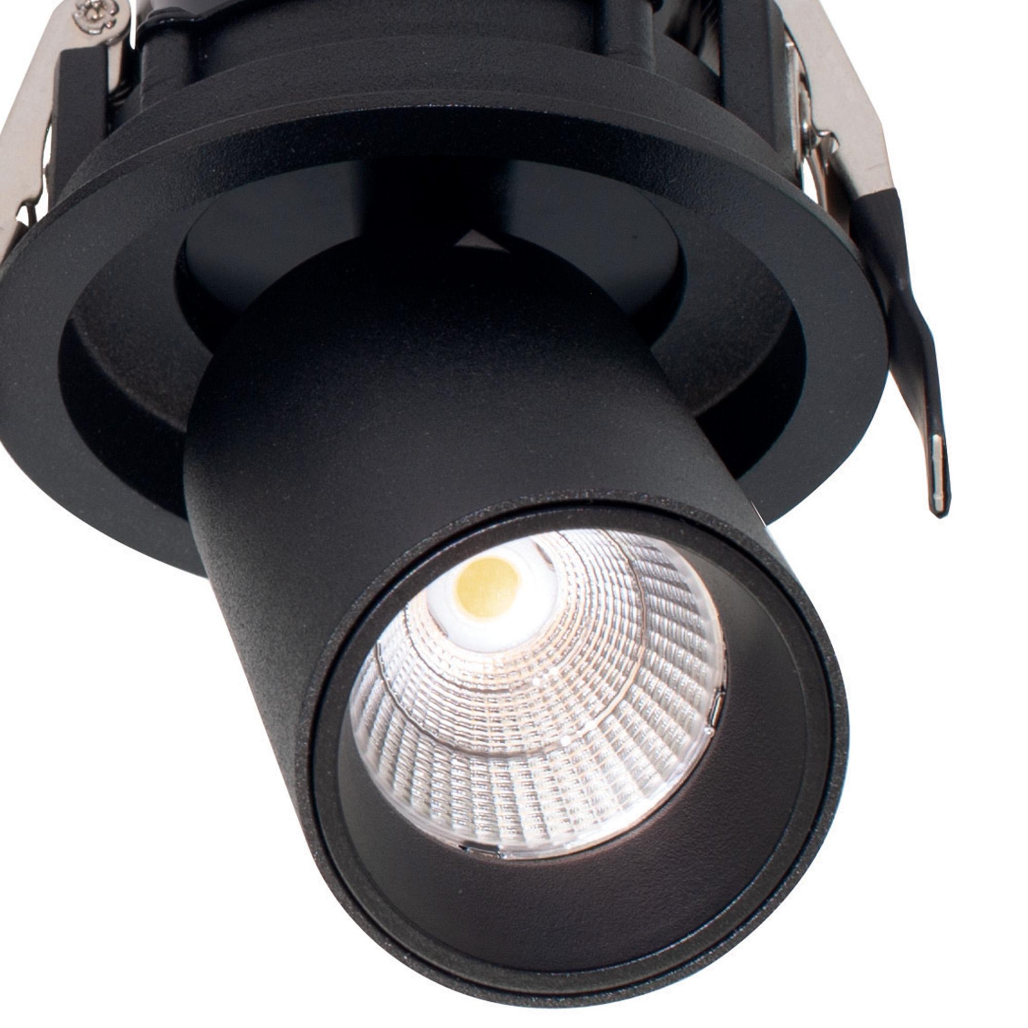 Garda Retractable Recessed Swivel Spotlight