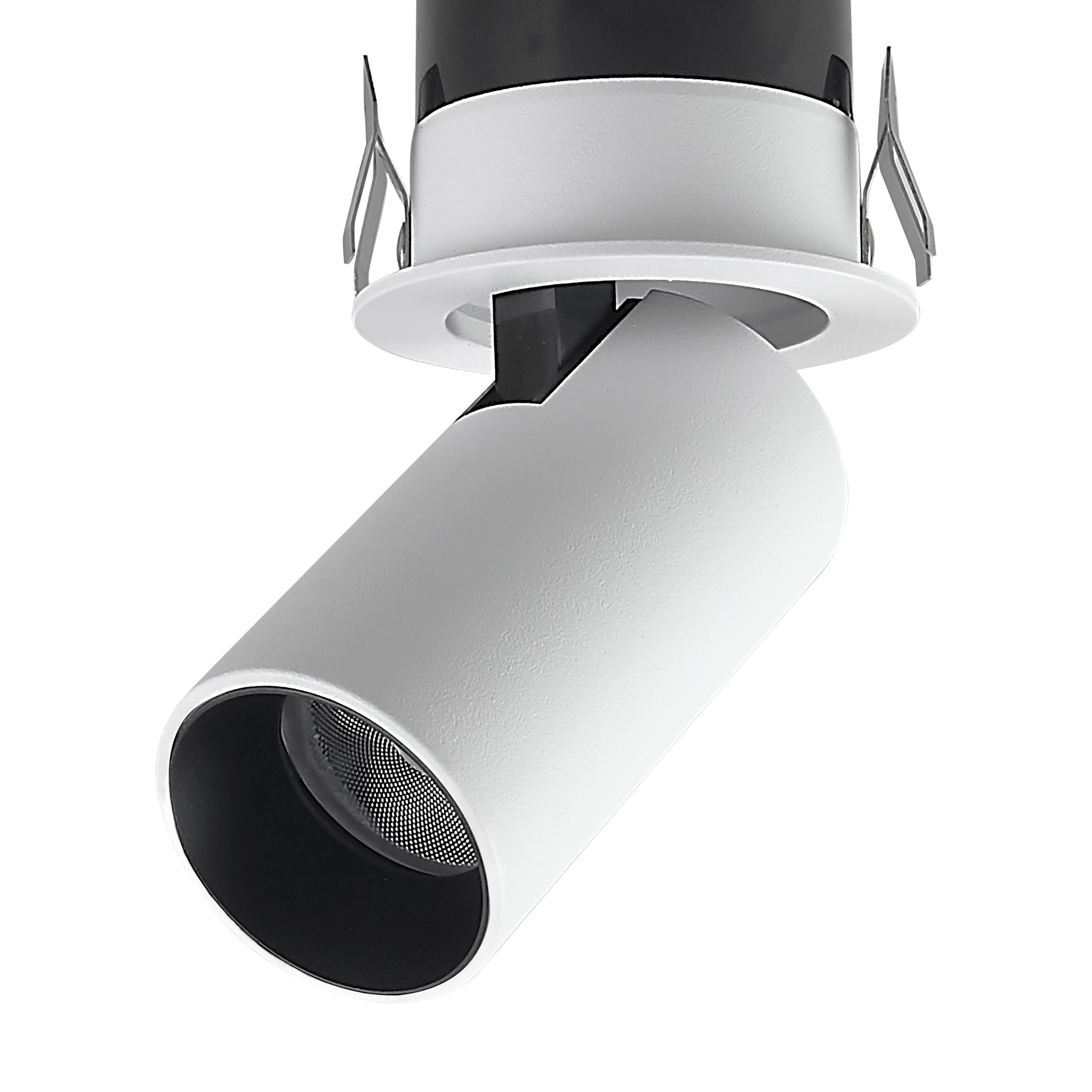 Garda Mini Retractable Recessed Swivel Spotlight