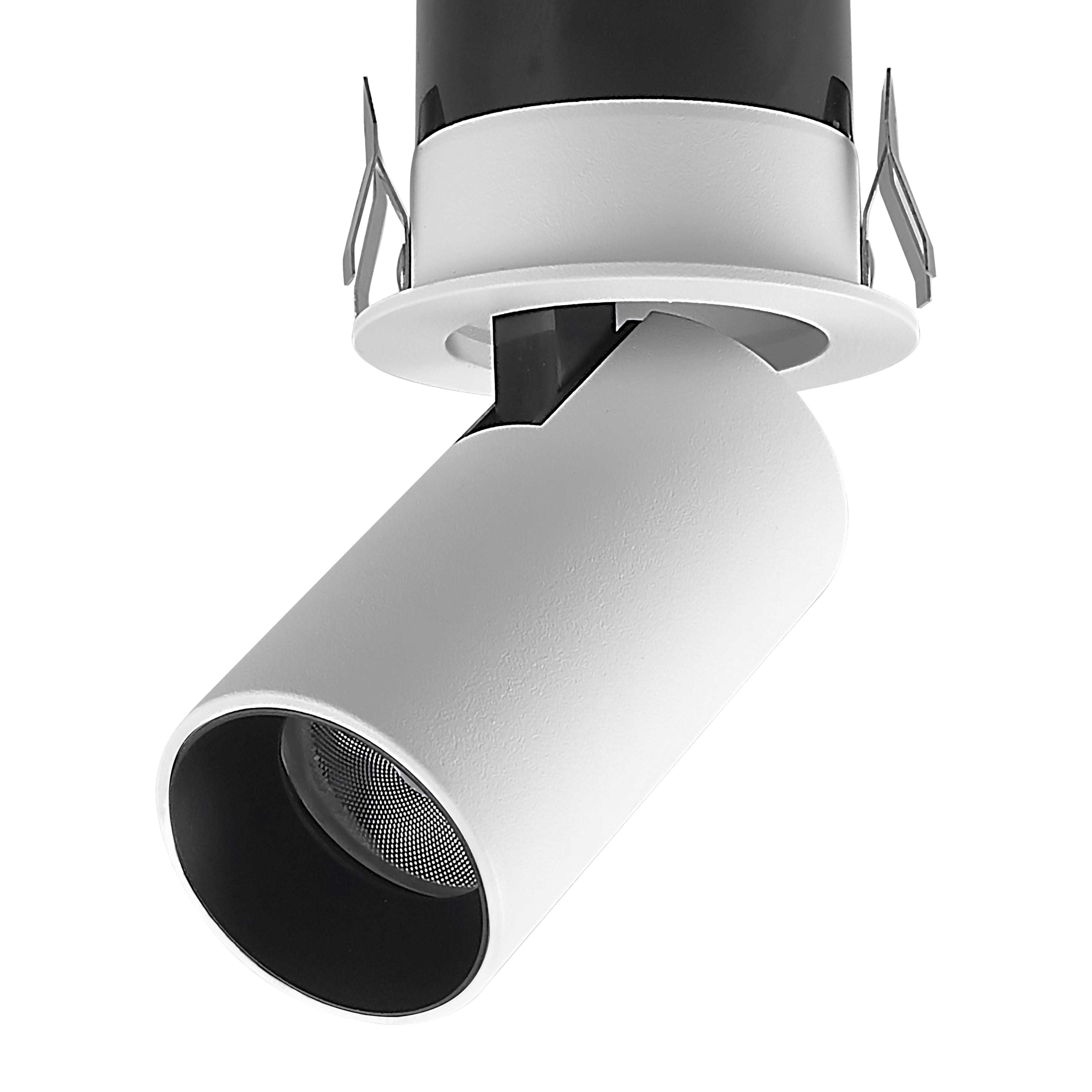 Garda Mini Retractable Recessed Swivel Spotlight