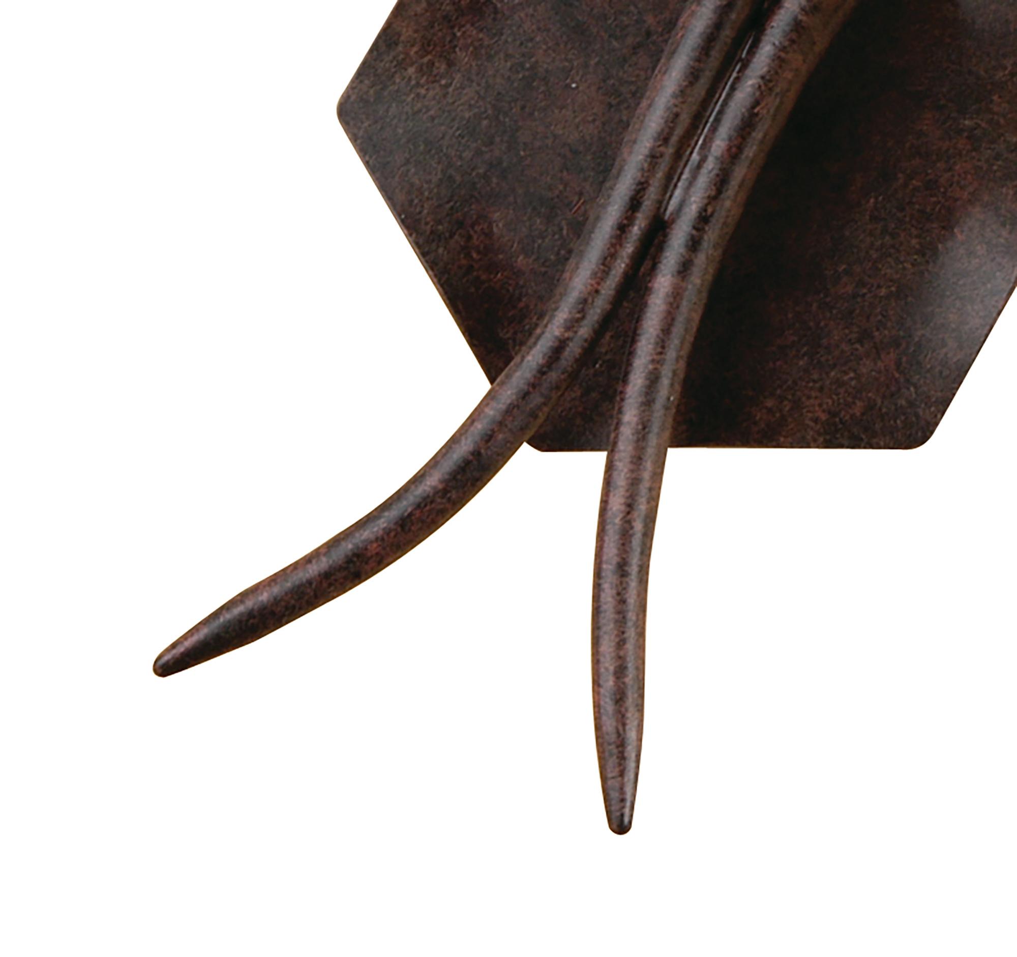 (0017 005) Gaudi Wall Lamp Right 2 Light G9, Brown/Black Oxide