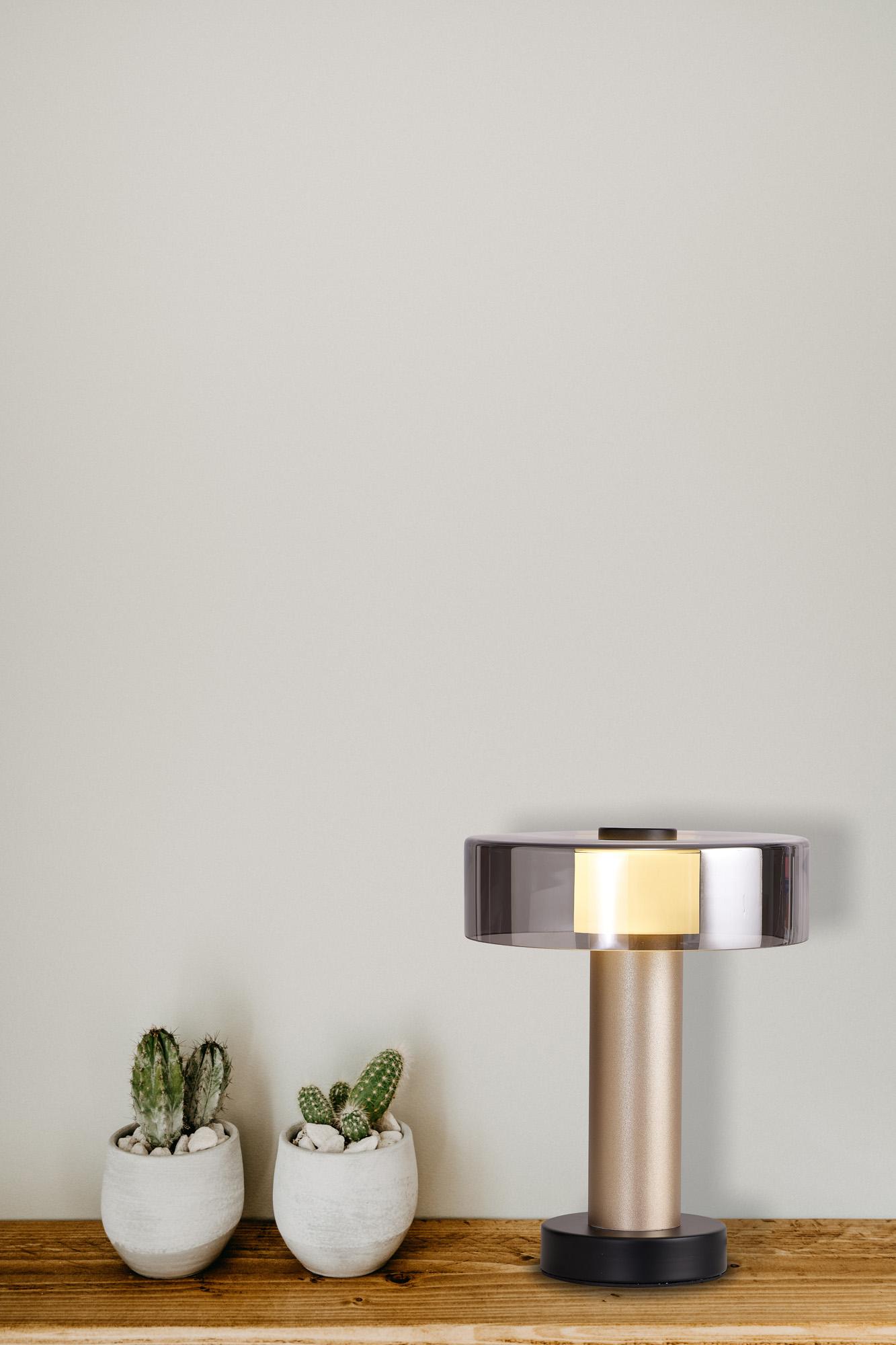 Gin Large Table Lamp, 1 Light GU10, Gold