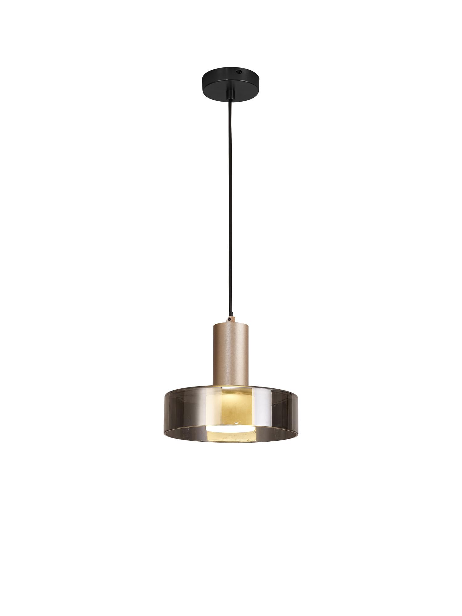 Gin 22cm Pendant, 1 Light GU10, Gold